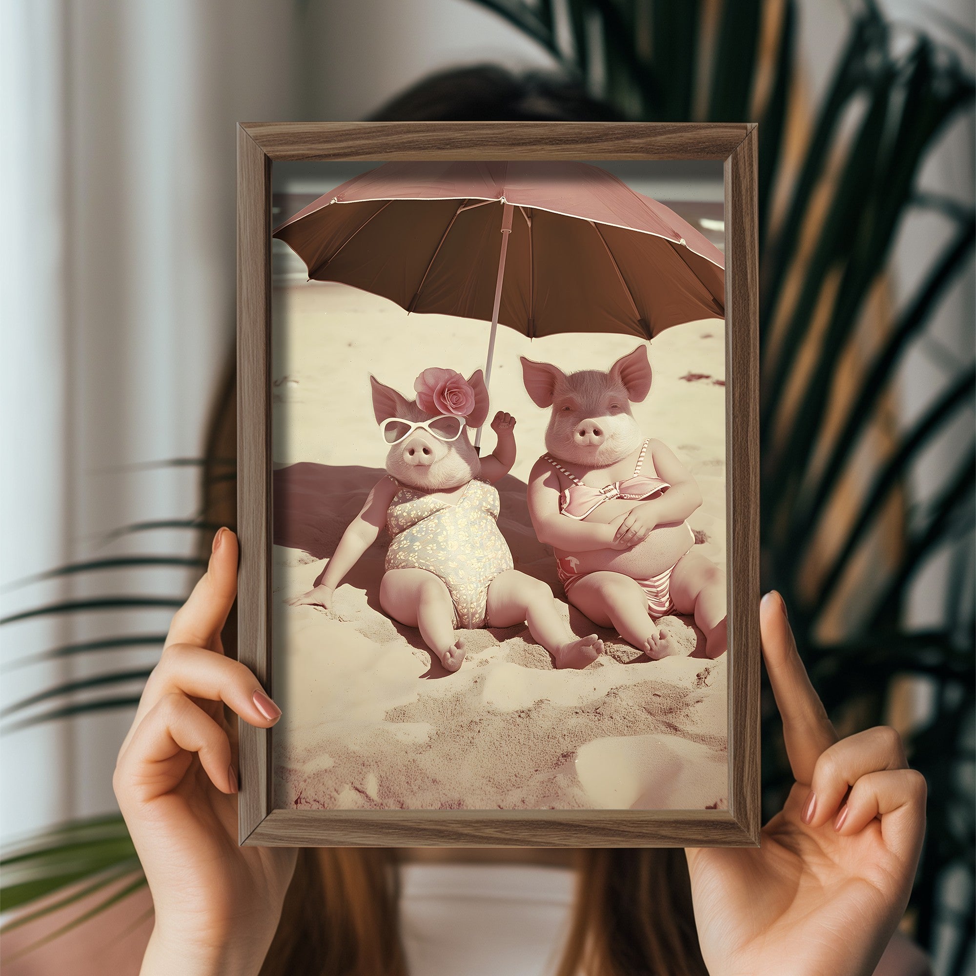 Quadro Decorativo MDF Emoldurado Multicolor GE098-L - Impressão UV em Madeira de Pinho 35x47cm