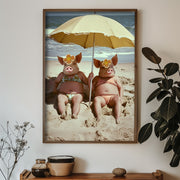 Quadro Decorativo MDF Emoldurado Multicolor GE099-L - Impressão UV em Madeira de Pinho 35x47cm