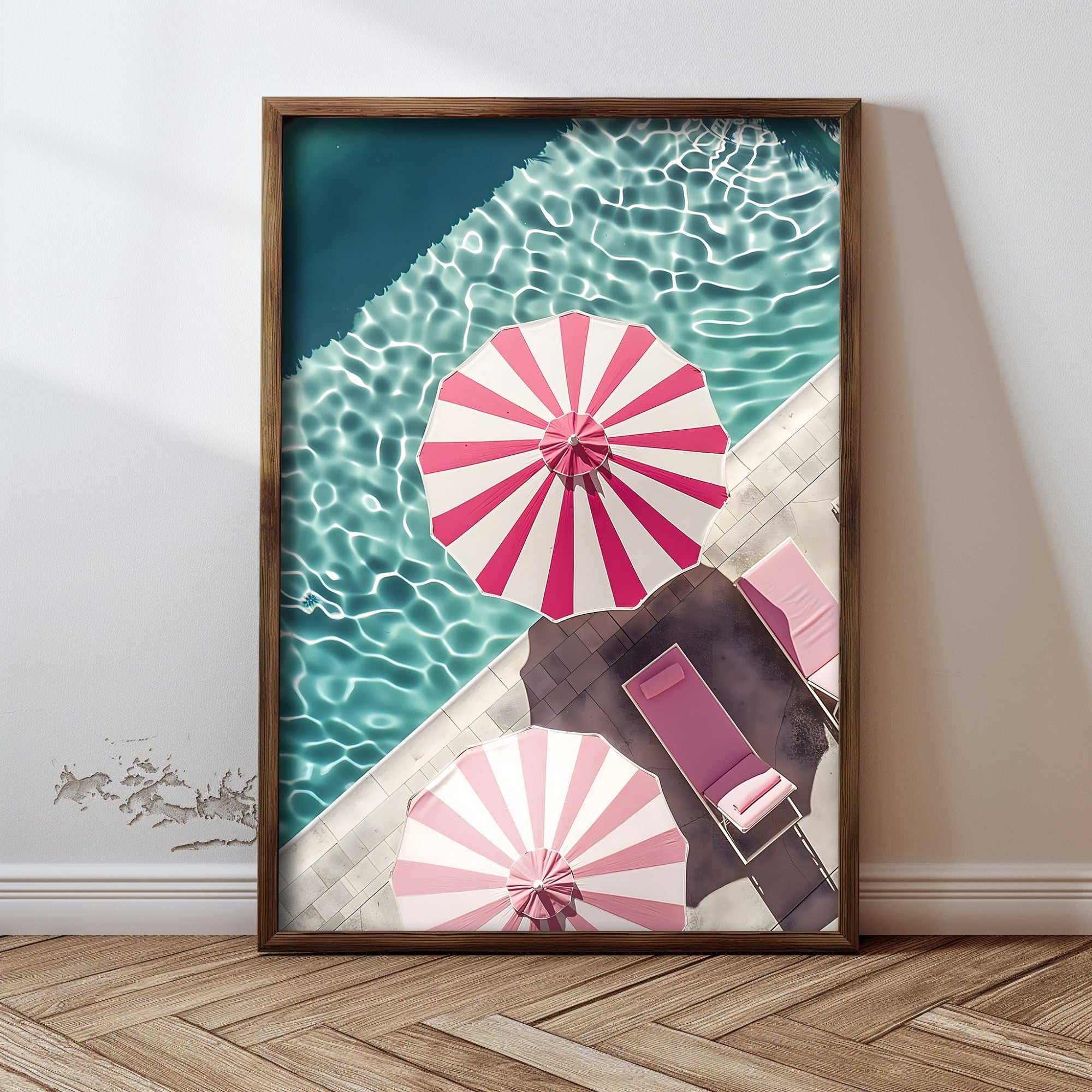 Quadro Decorativo MDF Emoldurado Multicolor GE100-L - Impressão UV em Madeira de Pinho 35x47cm