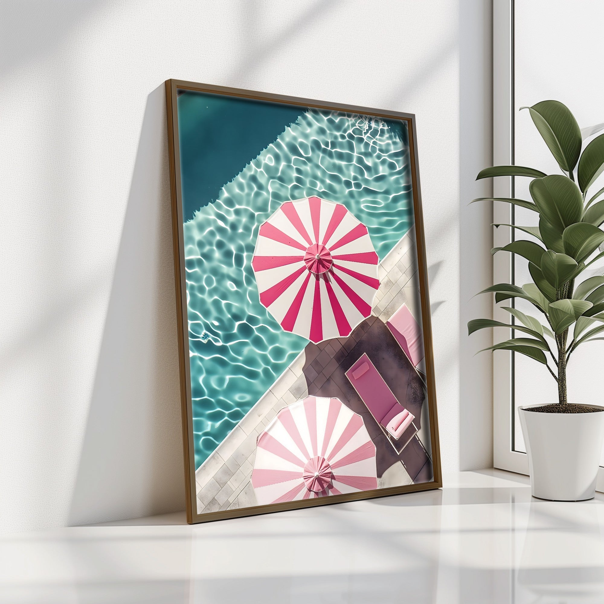 Quadro Decorativo MDF Emoldurado Multicolor GE100-L - Impressão UV em Madeira de Pinho 35x47cm