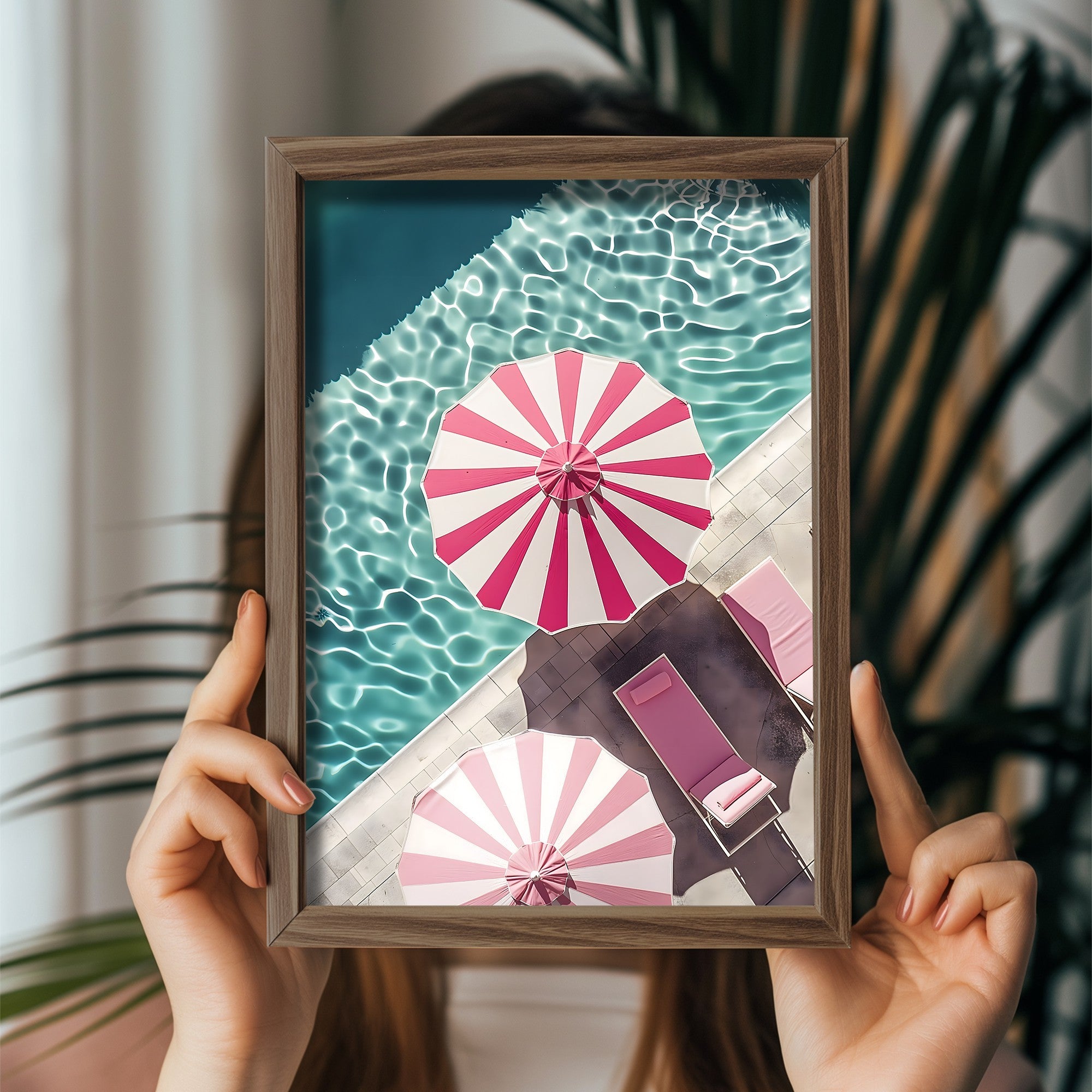 Quadro Decorativo MDF Emoldurado Multicolor GE100-L - Impressão UV em Madeira de Pinho 35x47cm