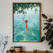 Quadro Decorativo MDF Emoldurado Multicolor GE102-L - Impressão UV em Madeira de Pinho 35x47cm