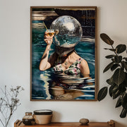 Quadro Decorativo MDF Emoldurado Multicolor GE105-L - Impressão UV em Madeira de Pinho 35x47cm