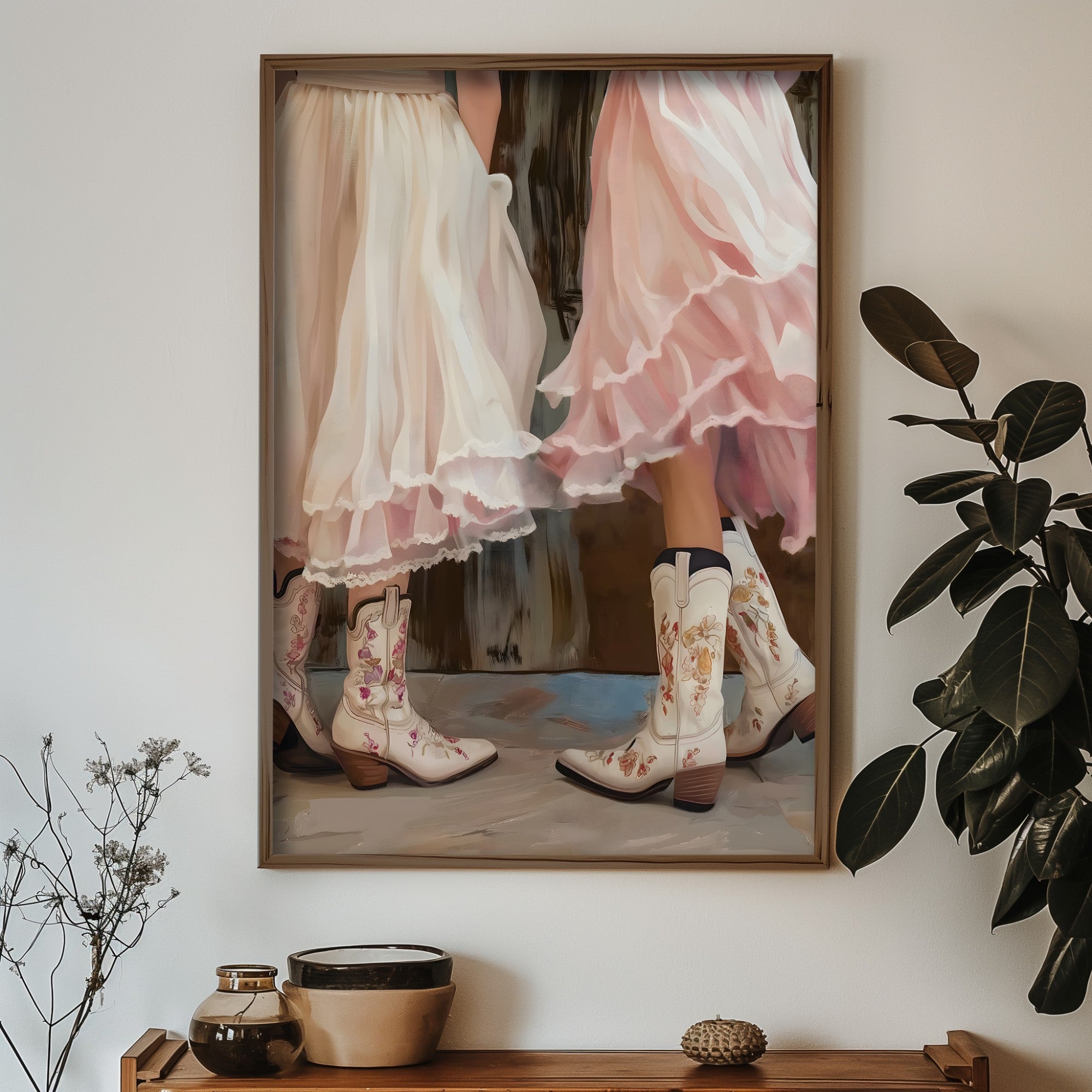 Quadro Decorativo MDF Emoldurado Multicolor GE106-L - Impressão UV em Madeira de Pinho 35x47cm