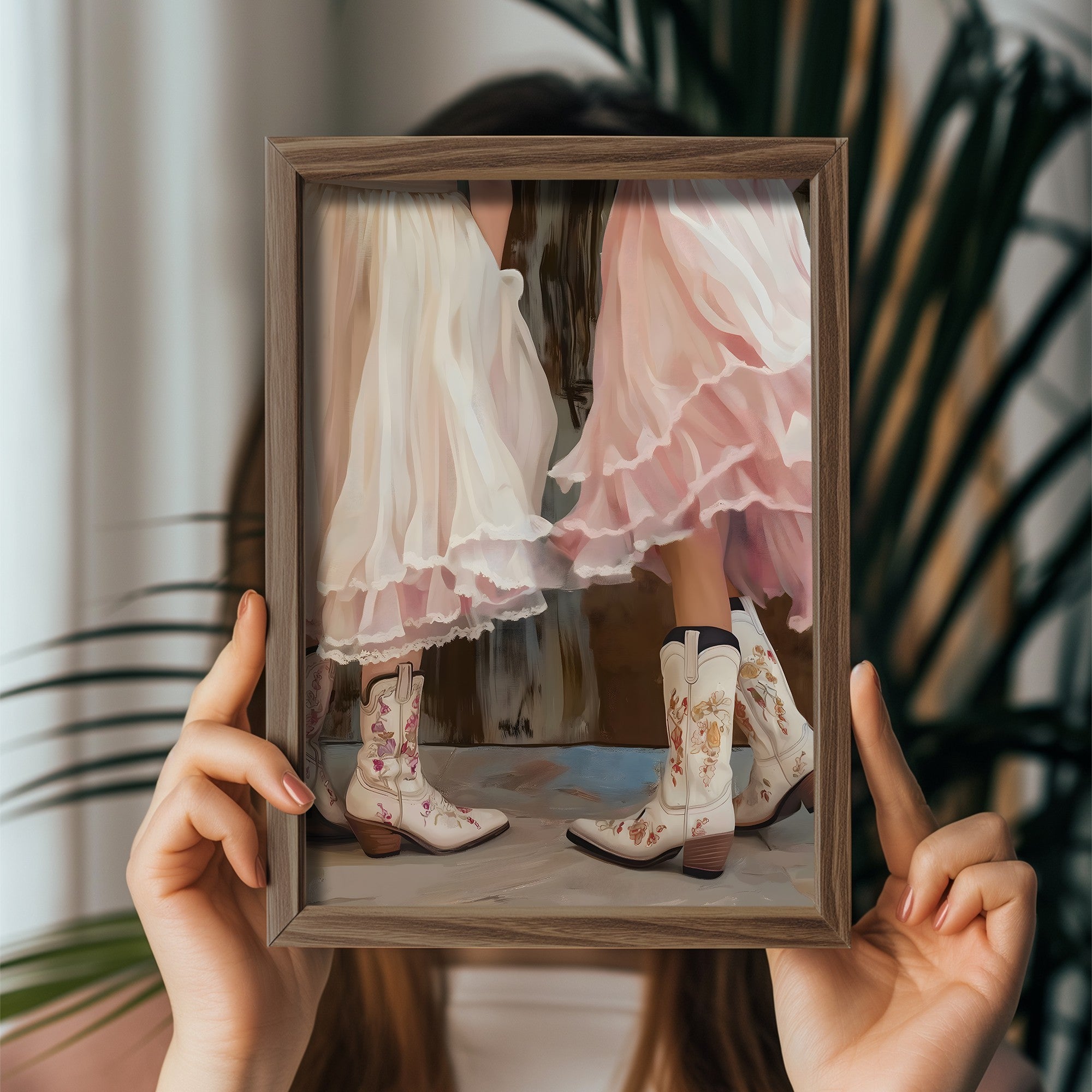 Quadro Decorativo MDF Emoldurado Multicolor GE106-L - Impressão UV em Madeira de Pinho 35x47cm