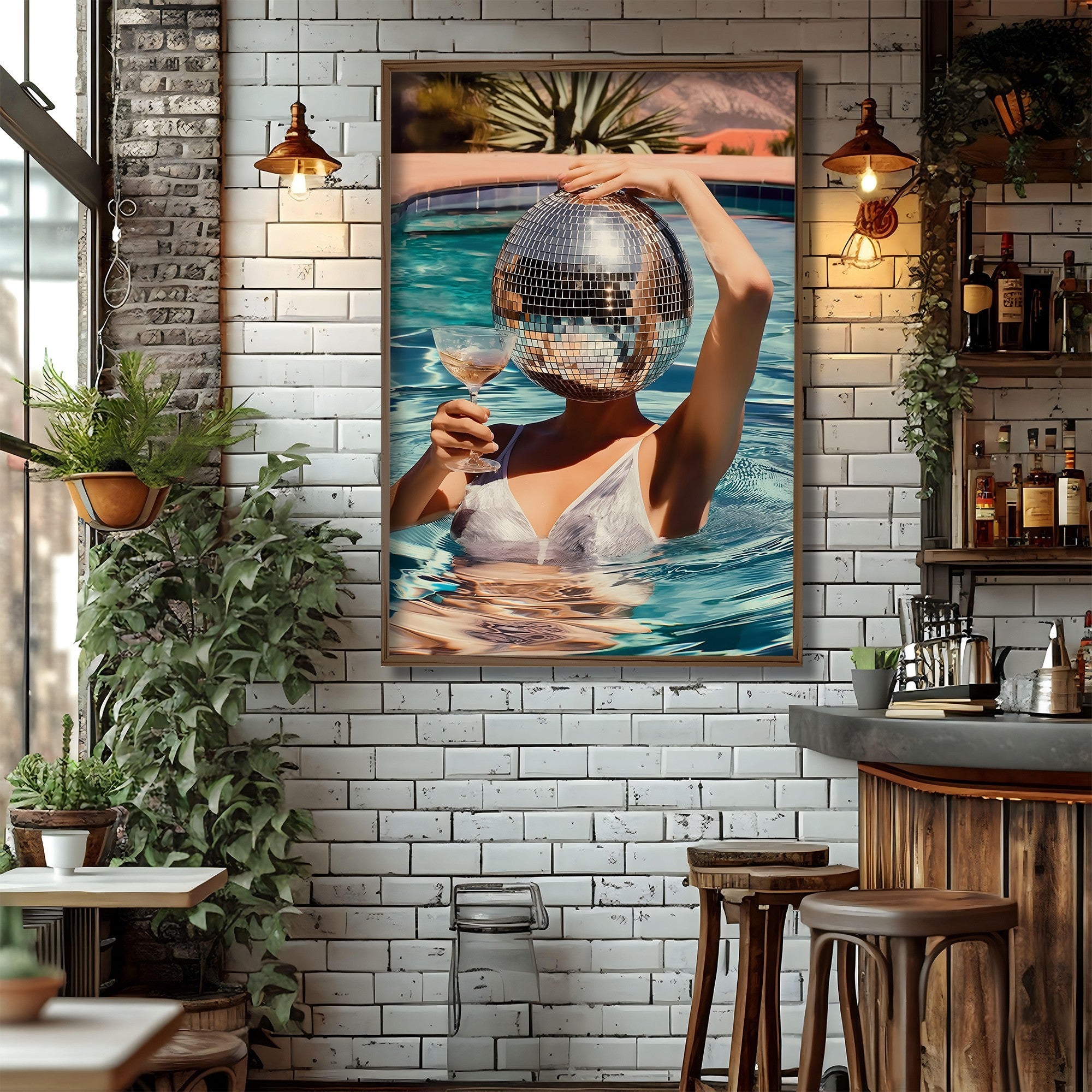 Quadro Decorativo MDF Emoldurado GE107-L Multicolor 35x47cm - Impressão UV em Madeira de Pinho