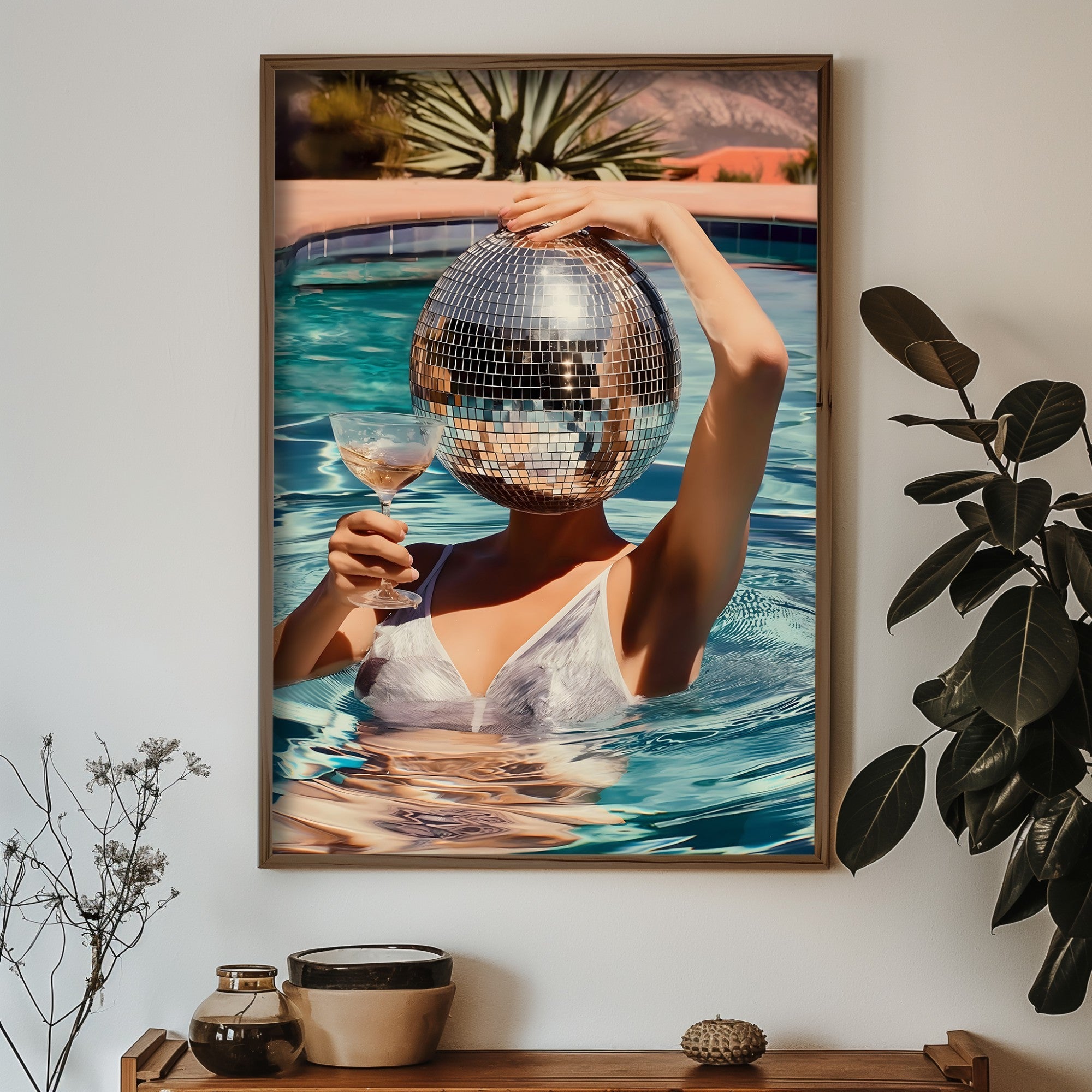 Quadro Decorativo MDF Emoldurado GE107-L Multicolor 35x47cm - Impressão UV em Madeira de Pinho