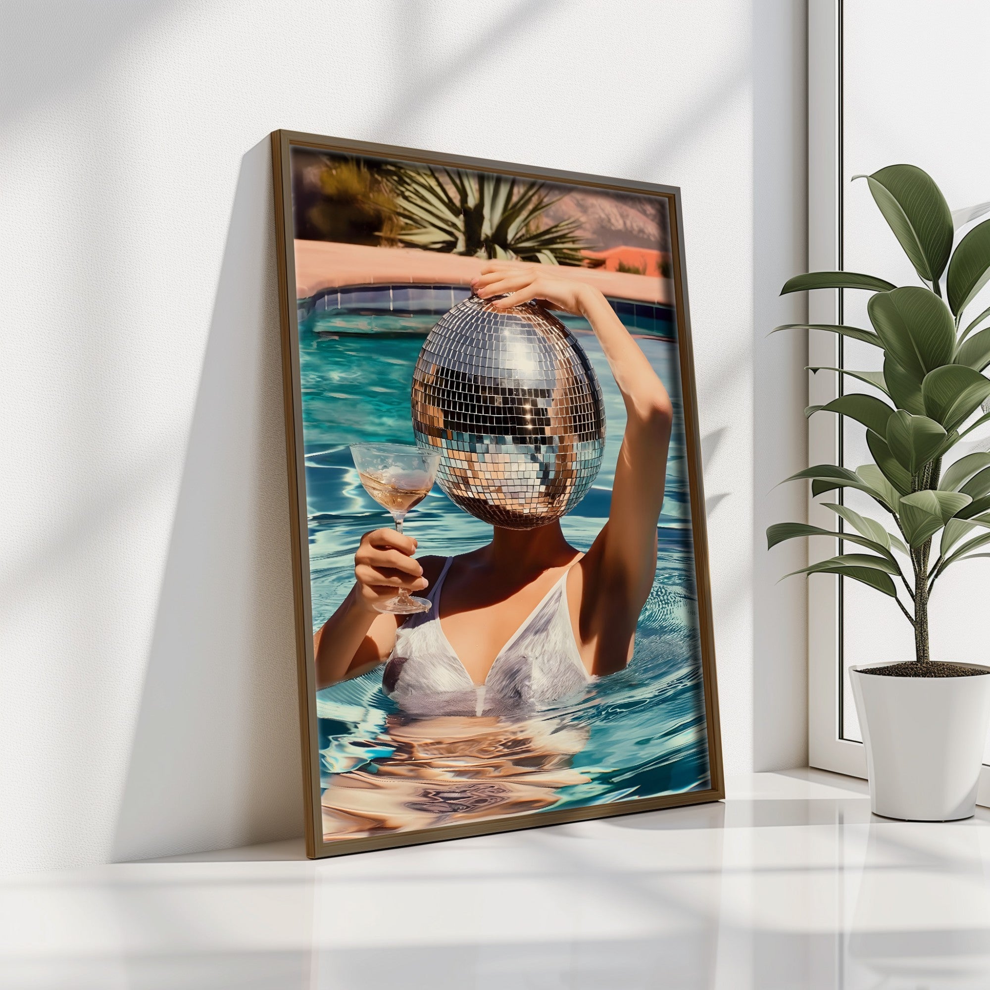 Quadro Decorativo MDF Emoldurado GE107-L Multicolor 35x47cm - Impressão UV em Madeira de Pinho