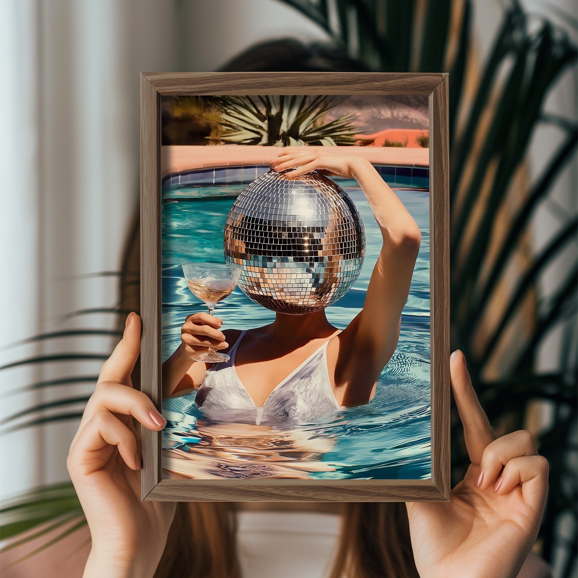 Quadro Decorativo MDF Emoldurado GE107-L Multicolor 35x47cm - Impressão UV em Madeira de Pinho