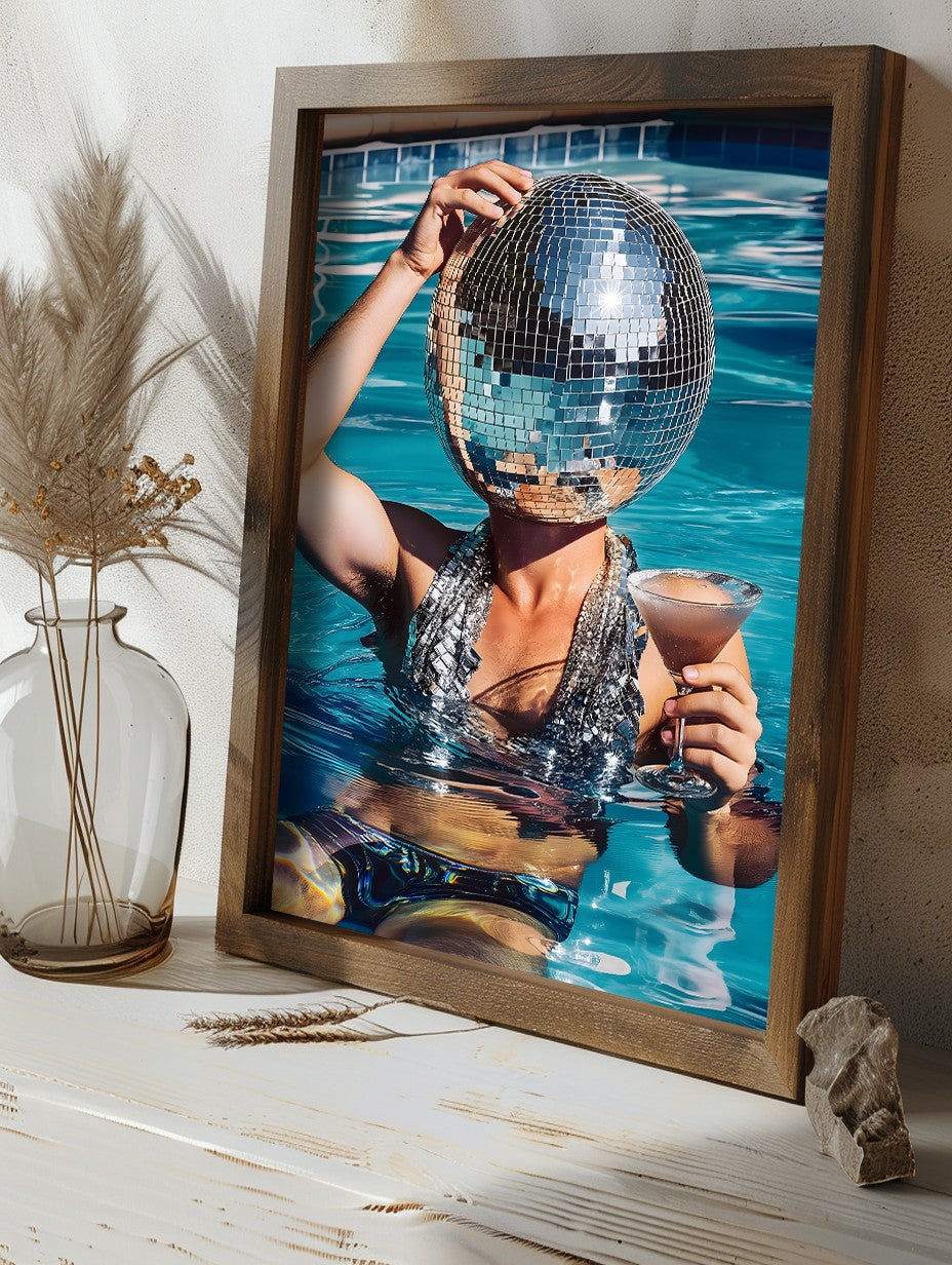 Quadro Decorativo MDF Emoldurado Multicolor GE109-L - Impressão UV em Madeira de Pinho 35x47cm