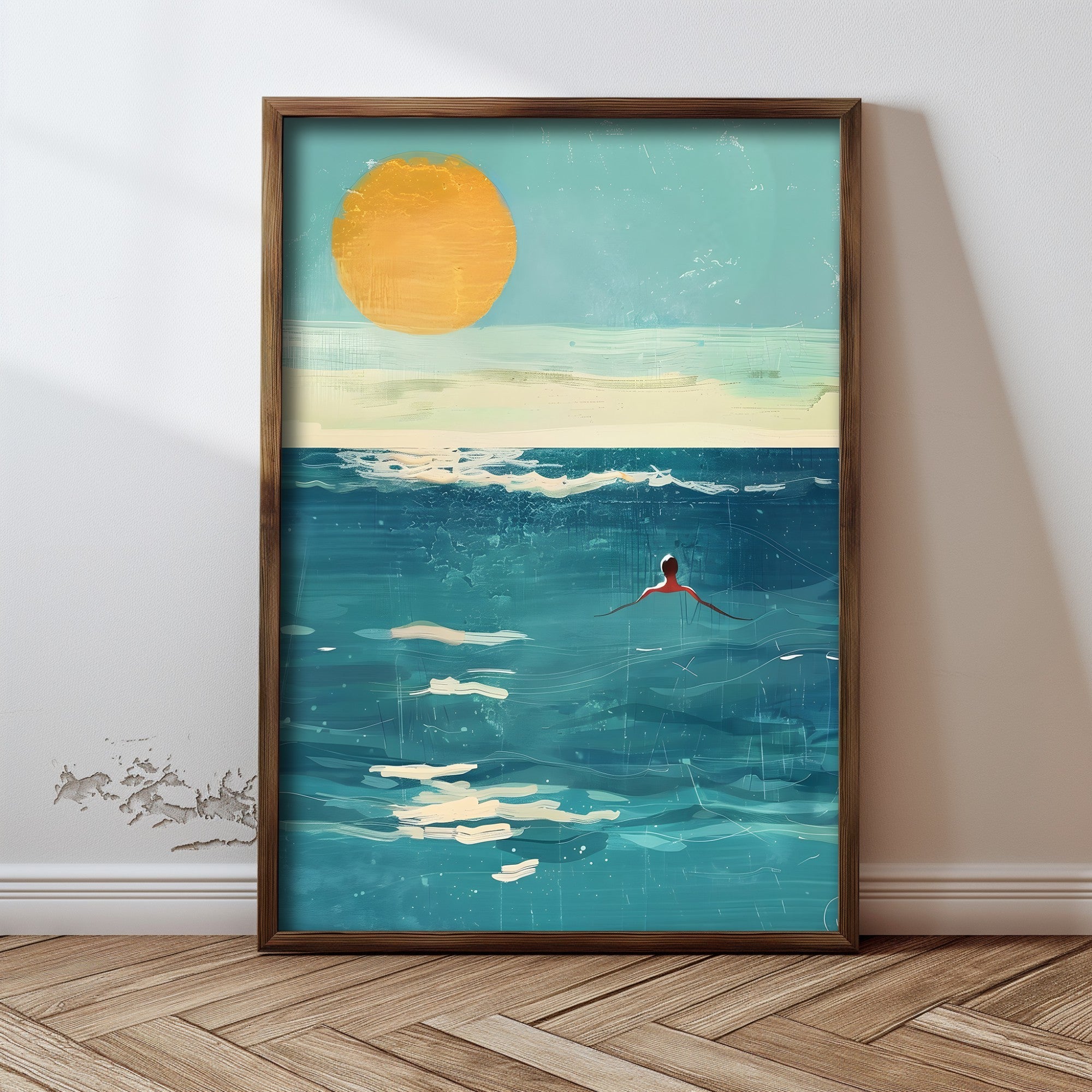 Quadro Decorativo MDF Emoldurado GE110-L Multicolor 35x47cm - Impressão UV em Madeira de Pinho