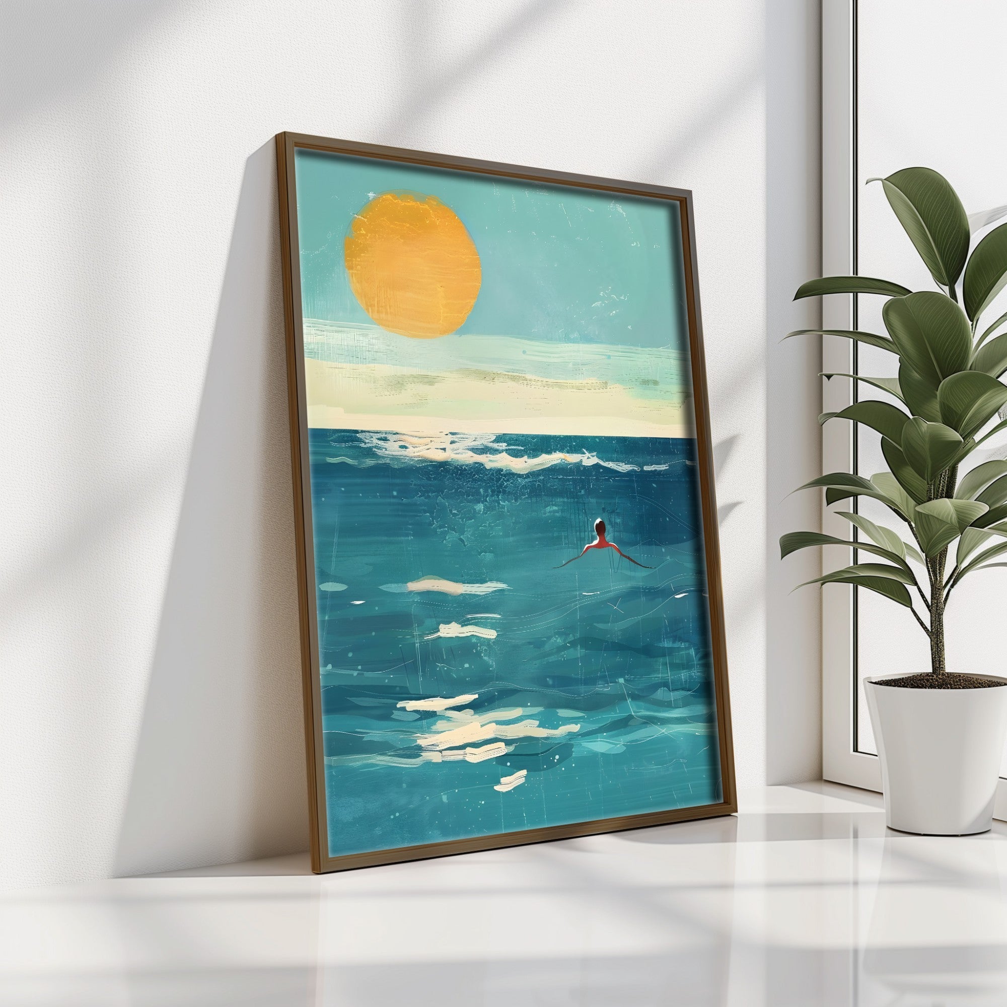 Quadro Decorativo MDF Emoldurado GE110-L Multicolor 35x47cm - Impressão UV em Madeira de Pinho