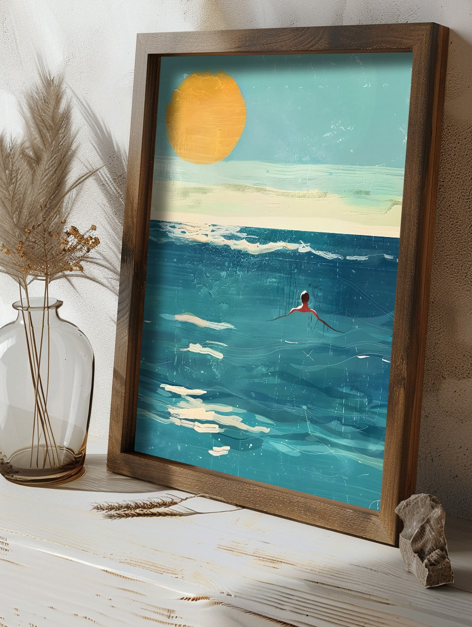 Quadro Decorativo MDF Emoldurado GE110-L Multicolor 35x47cm - Impressão UV em Madeira de Pinho