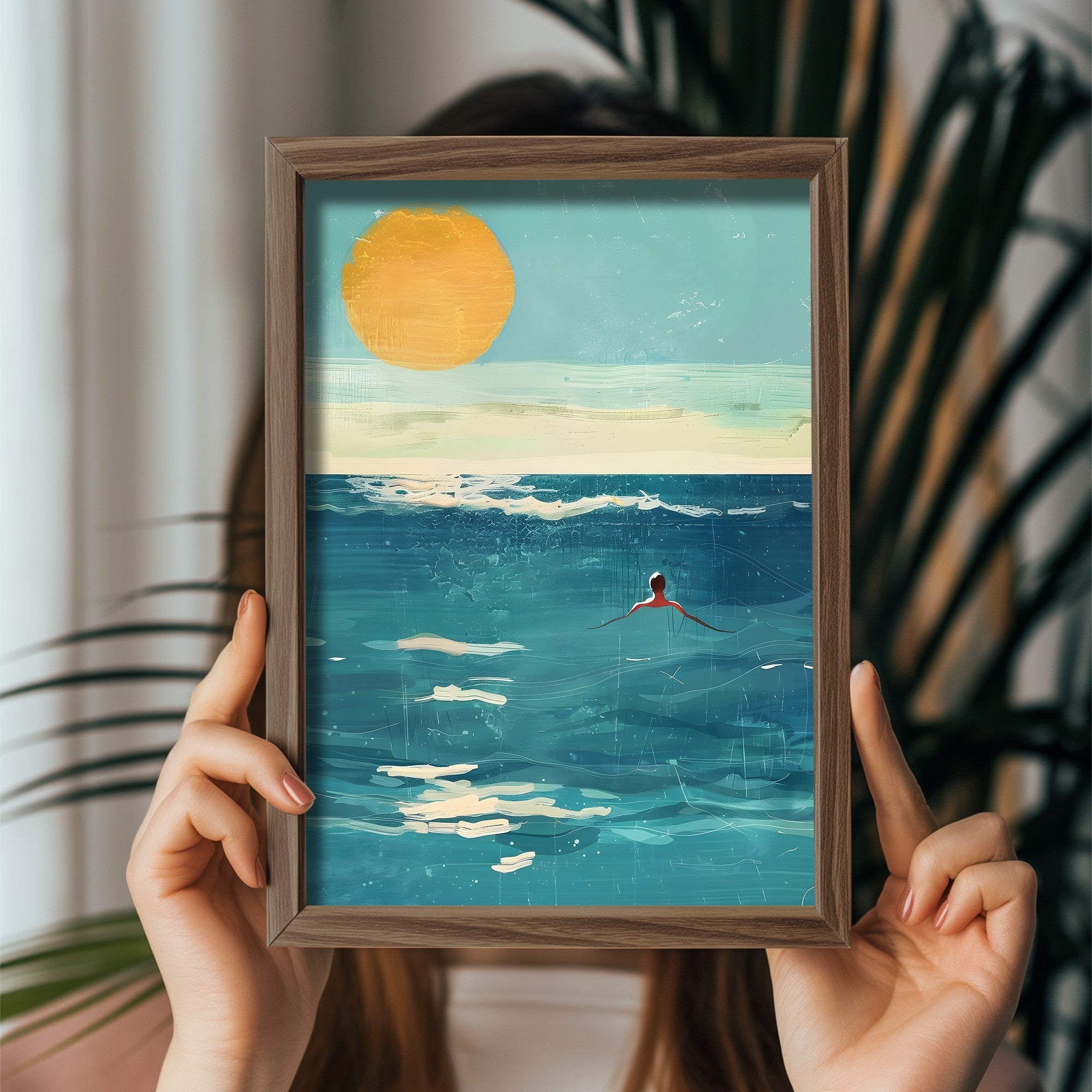 Quadro Decorativo MDF Emoldurado GE110-L Multicolor 35x47cm - Impressão UV em Madeira de Pinho