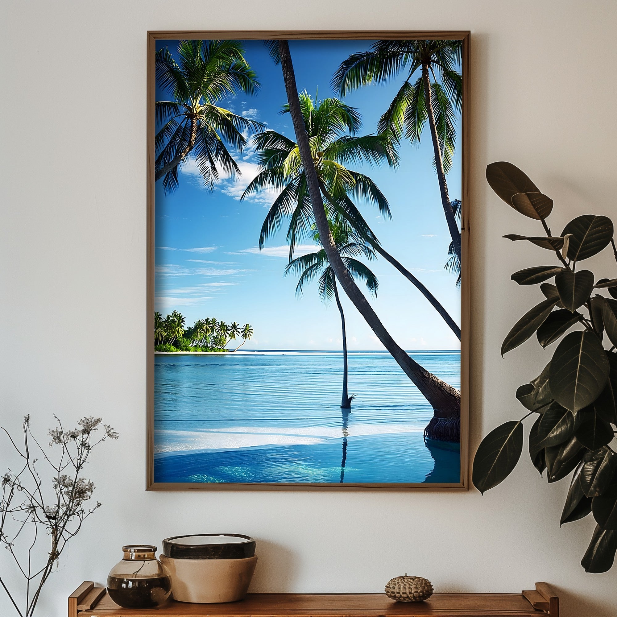 Quadro Decorativo MDF Emoldurado Multicolor GE112-L - Impressão UV em Madeira de Pinho 35x47cm