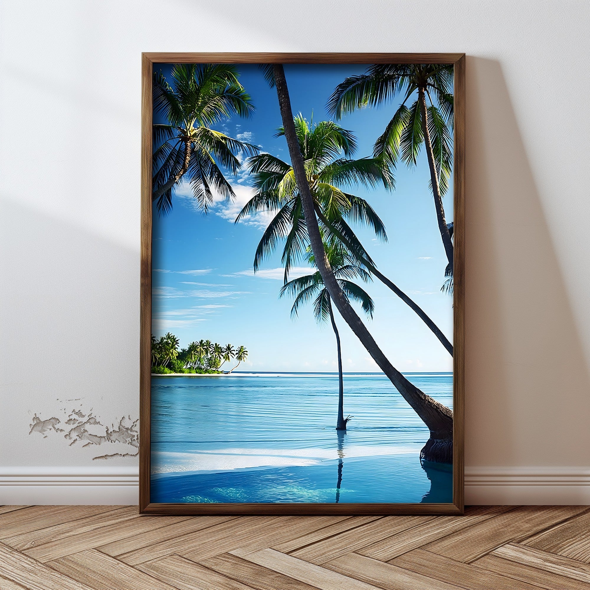 Quadro Decorativo MDF Emoldurado Multicolor GE112-L - Impressão UV em Madeira de Pinho 35x47cm