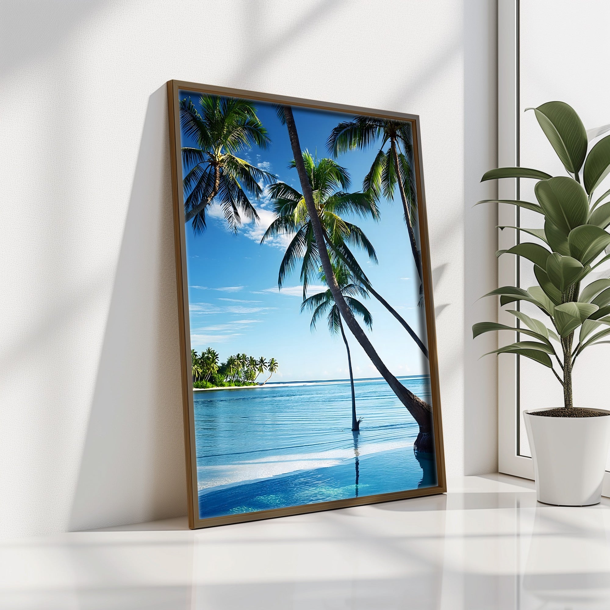 Quadro Decorativo MDF Emoldurado Multicolor GE112-L - Impressão UV em Madeira de Pinho 35x47cm