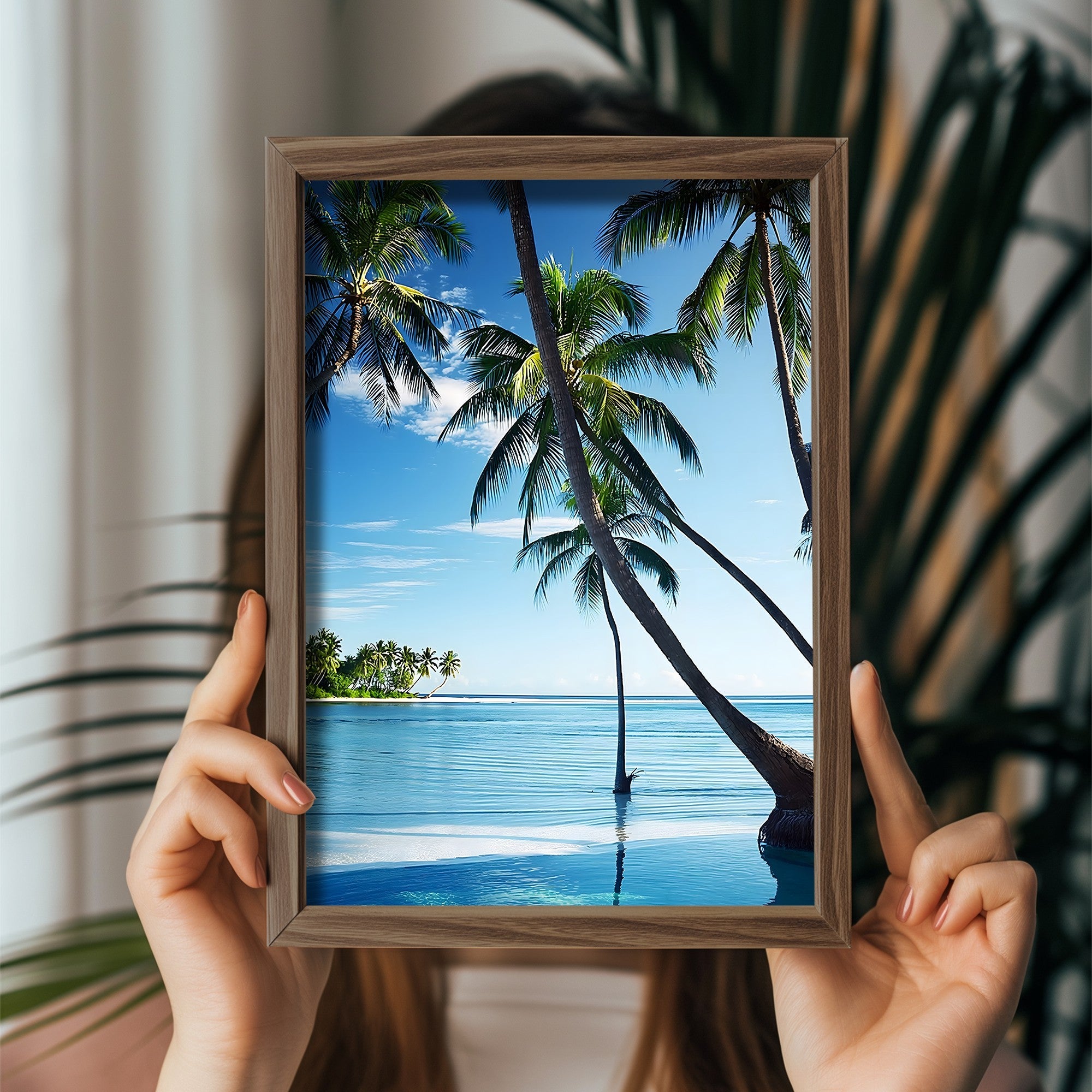 Quadro Decorativo MDF Emoldurado Multicolor GE112-L - Impressão UV em Madeira de Pinho 35x47cm