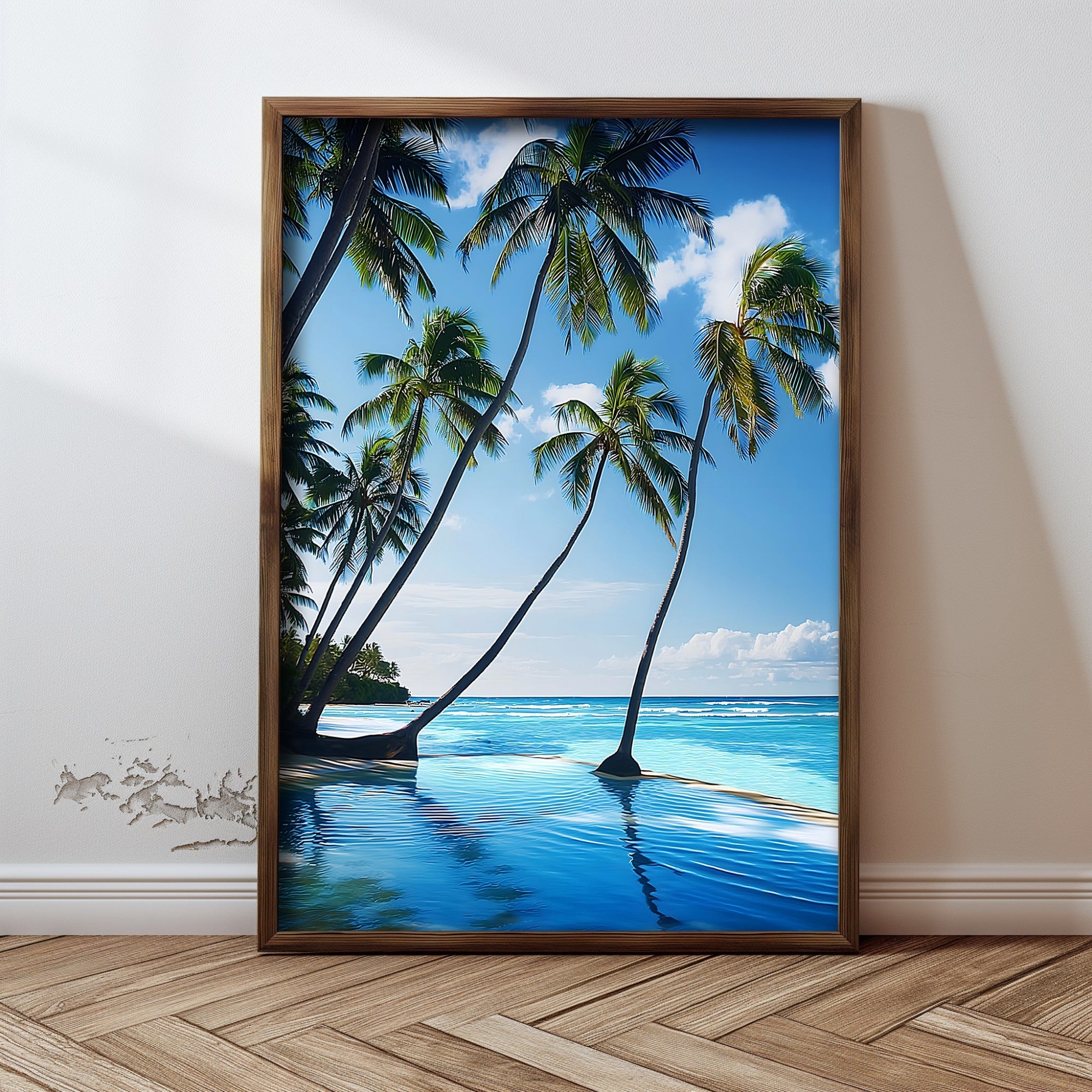 Quadro Decorativo MDF Emoldurado Multicolor GE113-L - Impressão UV em Madeira de Pinho 35x47cm