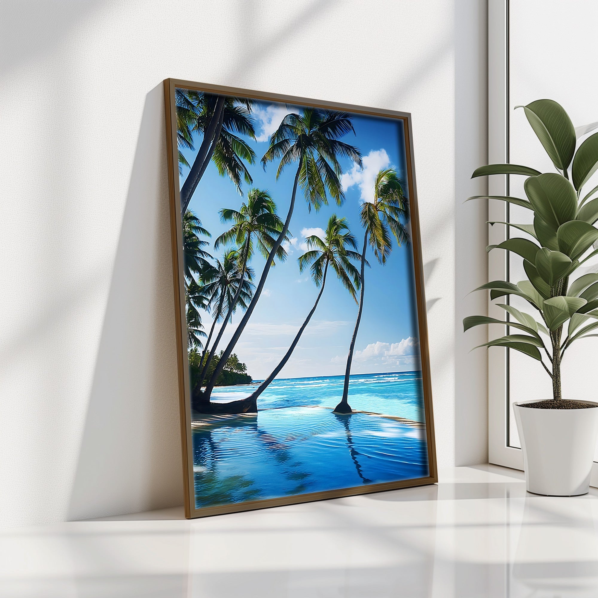 Quadro Decorativo MDF Emoldurado Multicolor GE113-L - Impressão UV em Madeira de Pinho 35x47cm