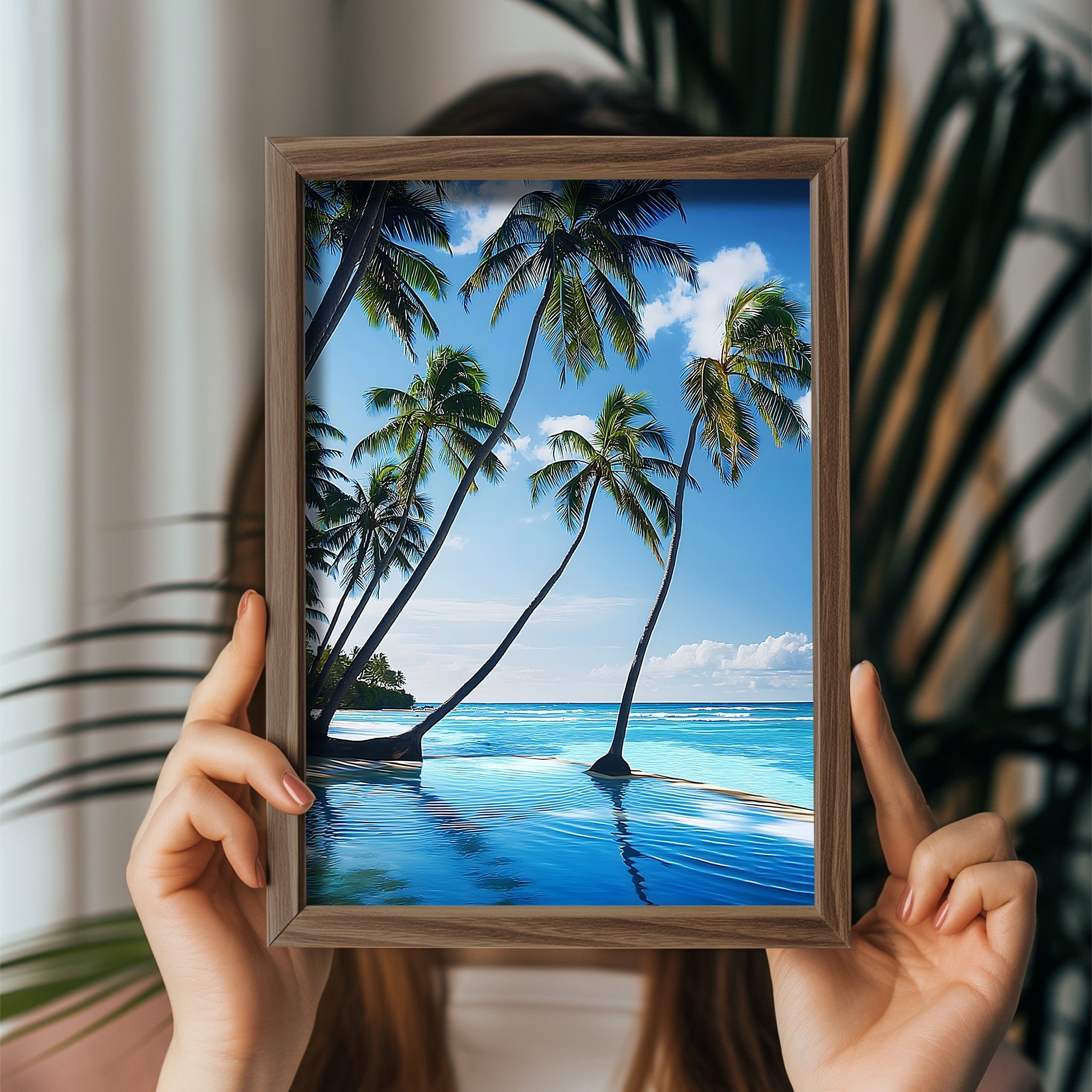 Quadro Decorativo MDF Emoldurado Multicolor GE113-L - Impressão UV em Madeira de Pinho 35x47cm