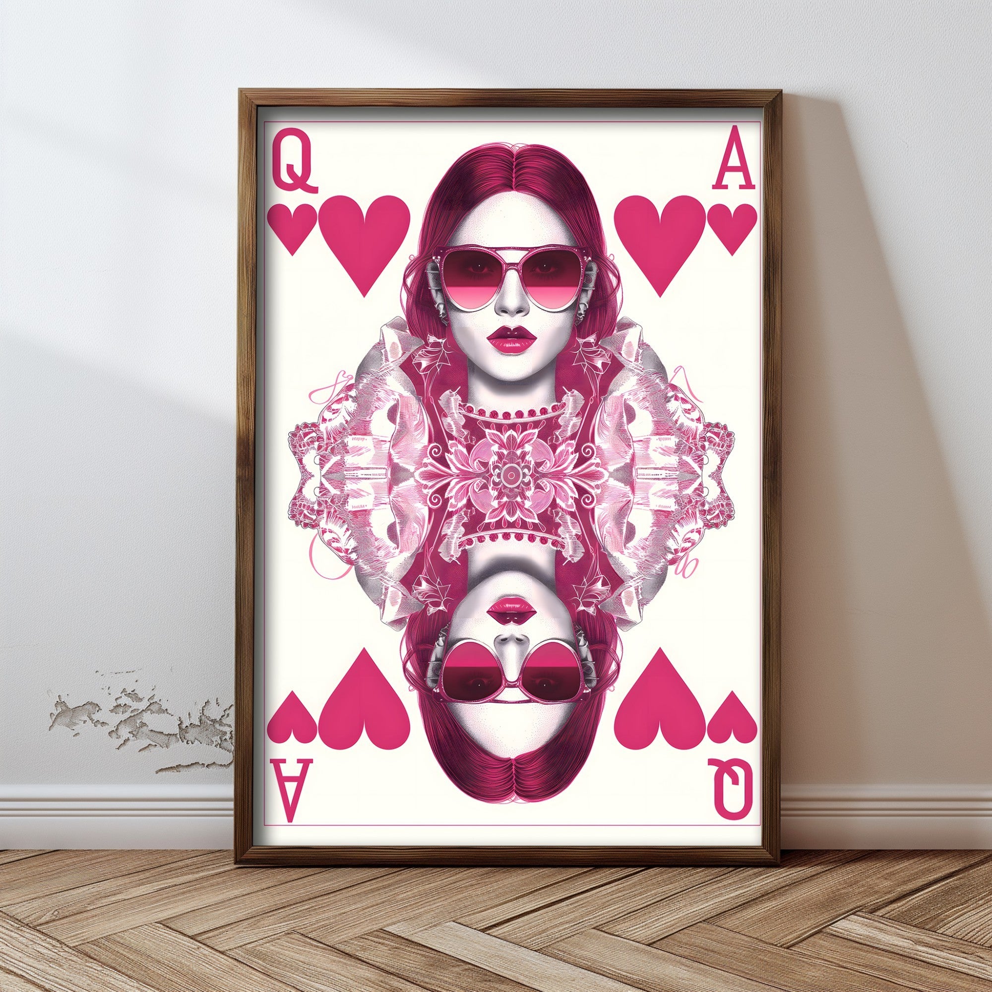 Quadro Decorativo MDF Emoldurado GE115-L Multicolor 35x47cm - Impressão UV em Madeira de Pinho