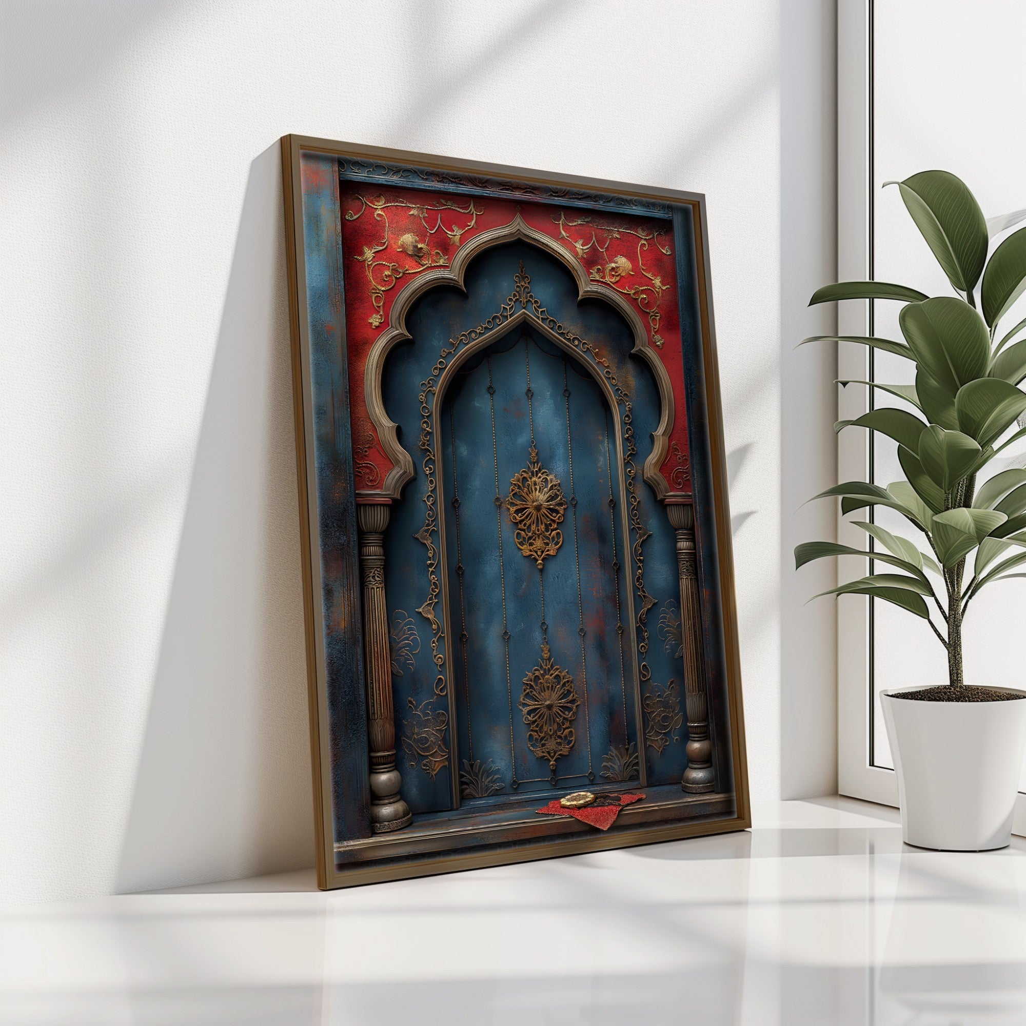 Quadro Decorativo MDF Emoldurado GE116-L Multicolor 35x47cm - Impressão UV em Madeira de Pinho