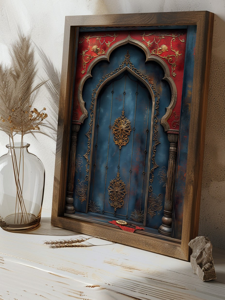 Quadro Decorativo MDF Emoldurado GE116-L Multicolor 35x47cm - Impressão UV em Madeira de Pinho