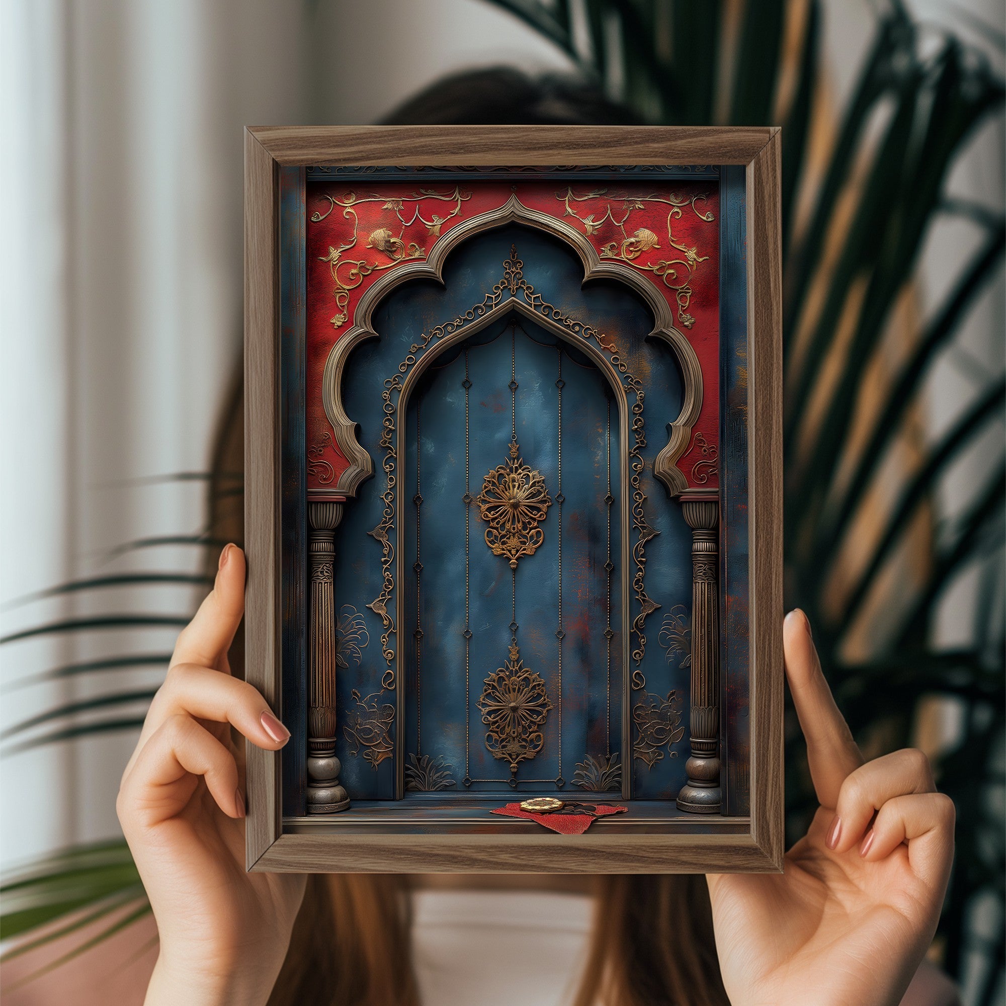 Quadro Decorativo MDF Emoldurado GE116-L Multicolor 35x47cm - Impressão UV em Madeira de Pinho