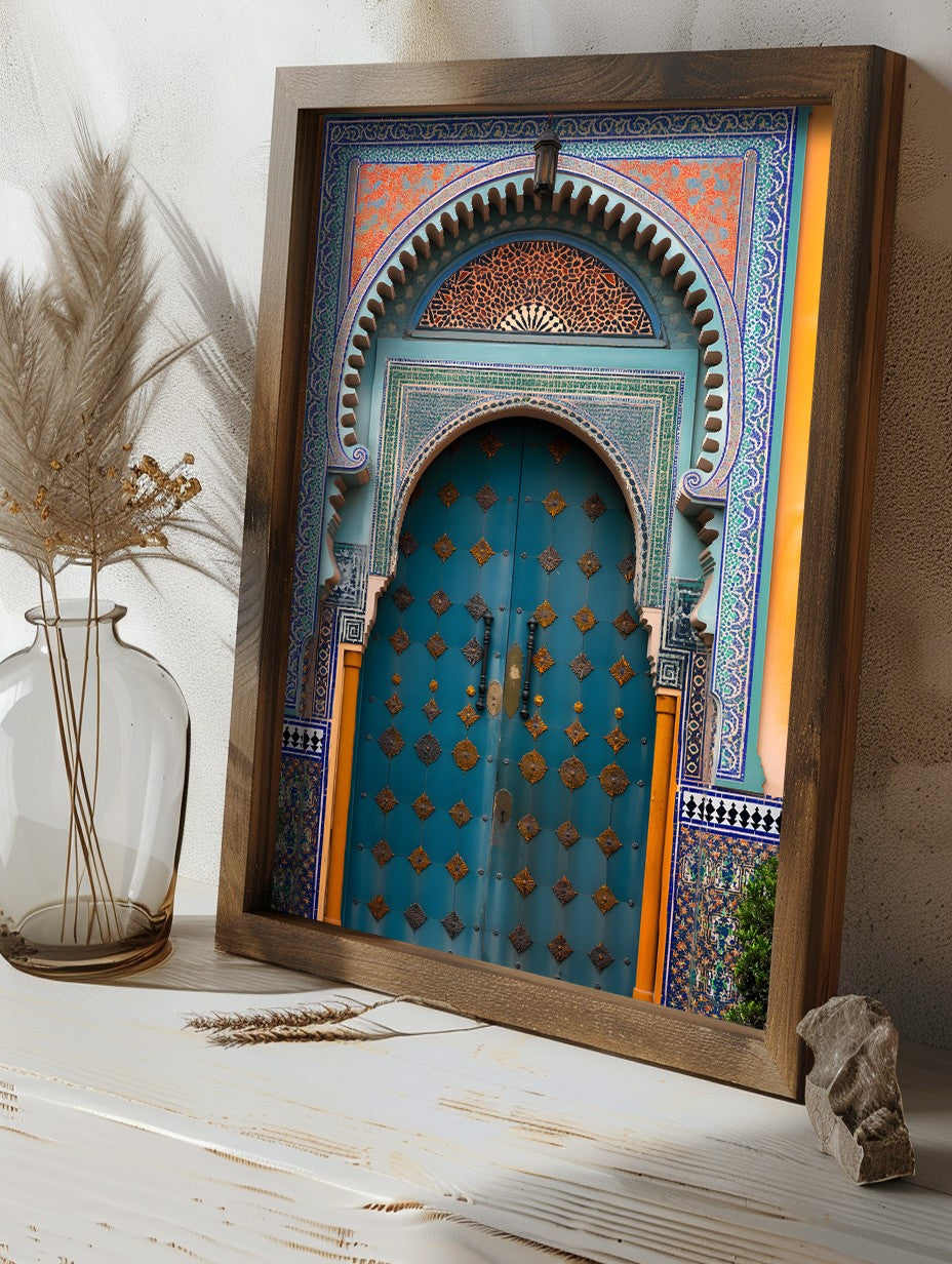 Quadro Decorativo MDF Emoldurado Multicolor GE119-L - Impressão UV em Madeira de Pinho 35x47cm