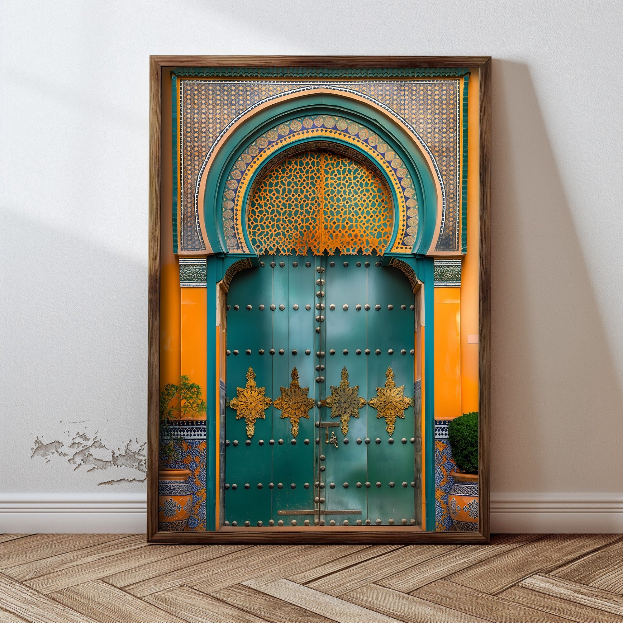 Quadro Decorativo MDF Emoldurado GE120-L Multicolor 35x47cm - Impressão UV em Madeira de Pinho