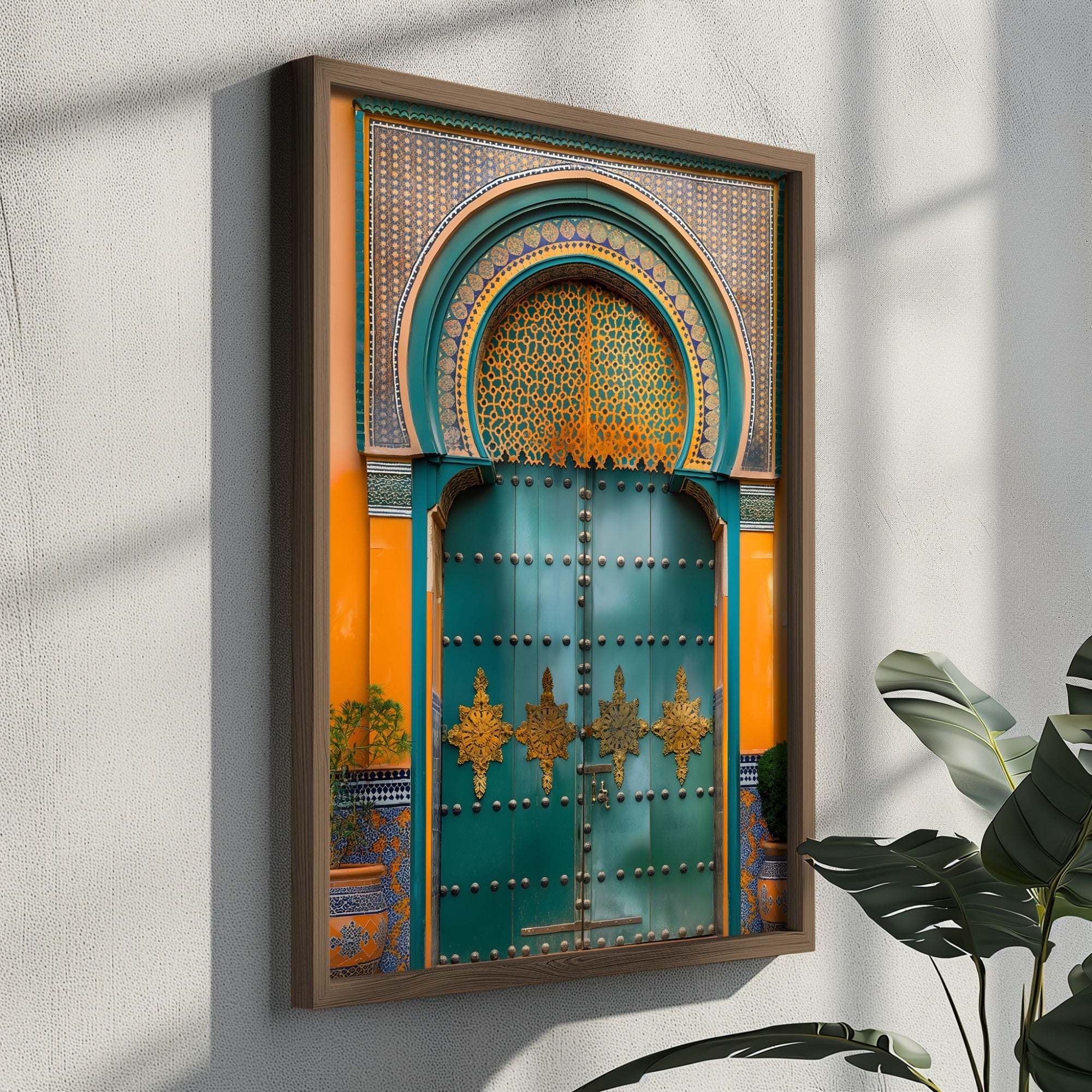 Quadro Decorativo MDF Emoldurado GE120-L Multicolor 35x47cm - Impressão UV em Madeira de Pinho