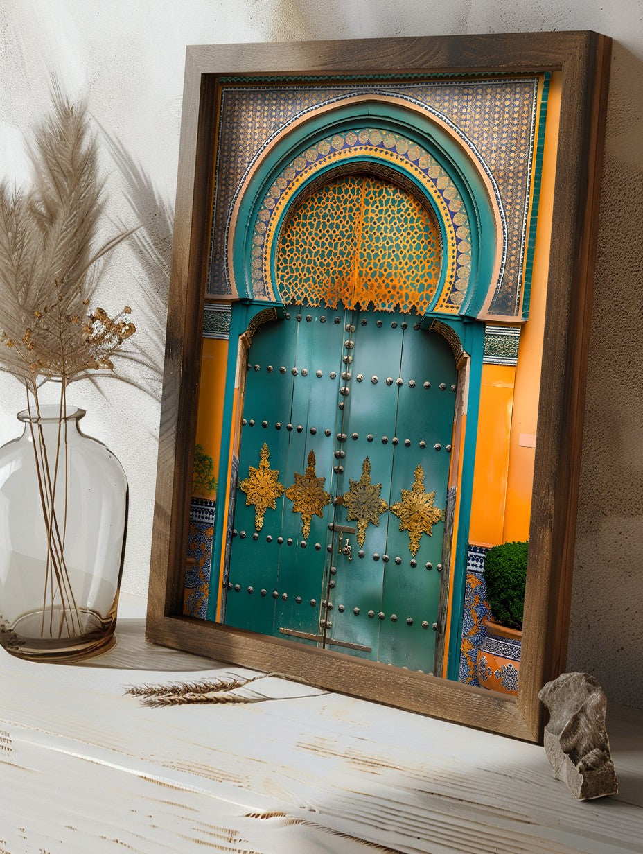 Quadro Decorativo MDF Emoldurado GE120-L Multicolor 35x47cm - Impressão UV em Madeira de Pinho