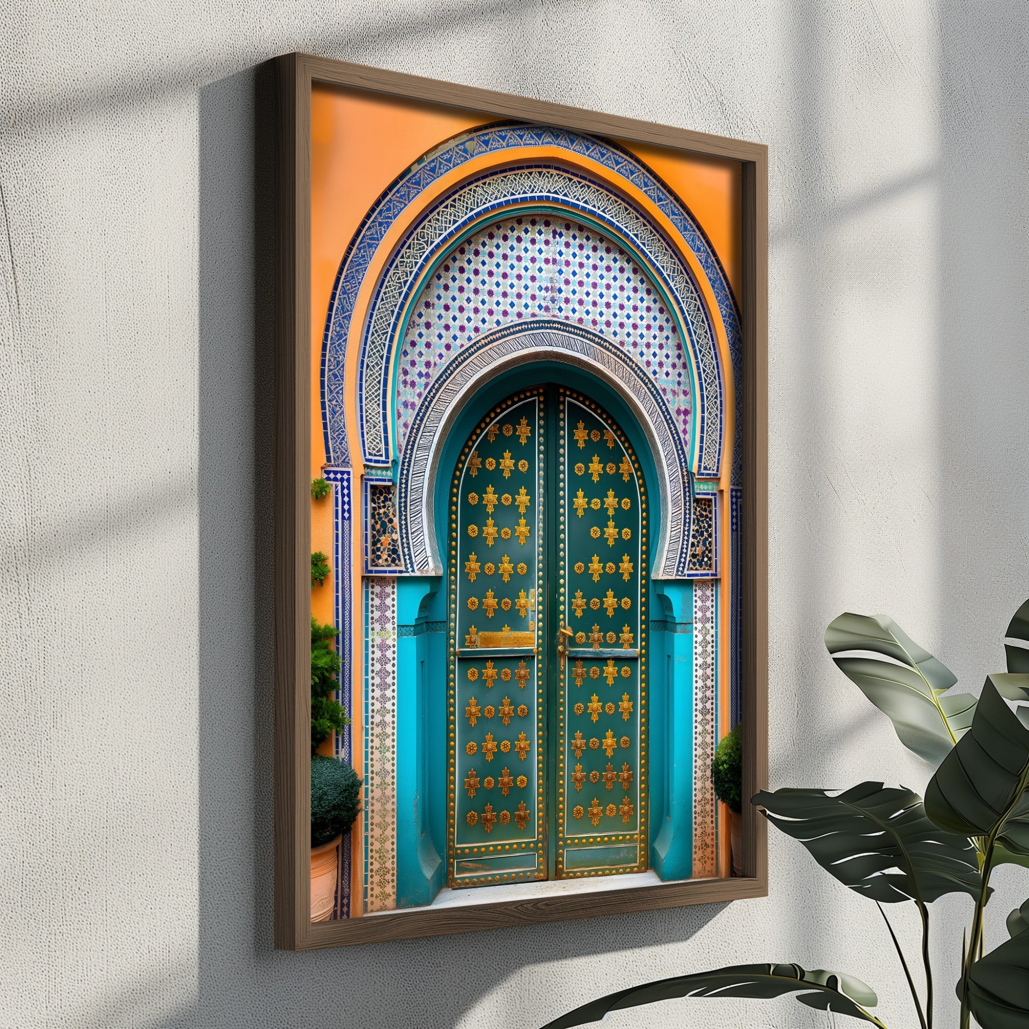 Quadro Decorativo MDF Emoldurado GE121-L Multicolor 35x47cm - Impressão UV em Madeira de Pinho