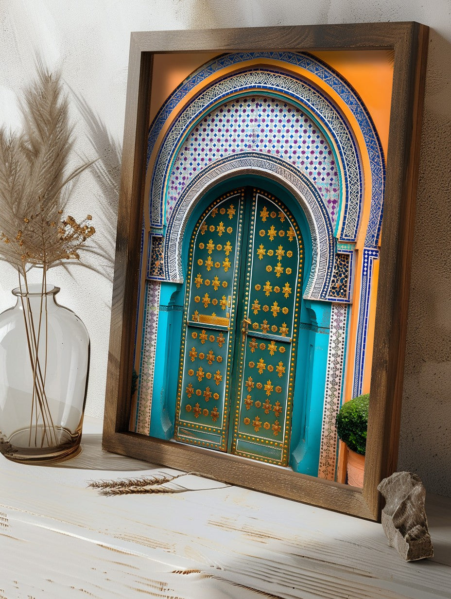 Quadro Decorativo MDF Emoldurado GE121-L Multicolor 35x47cm - Impressão UV em Madeira de Pinho