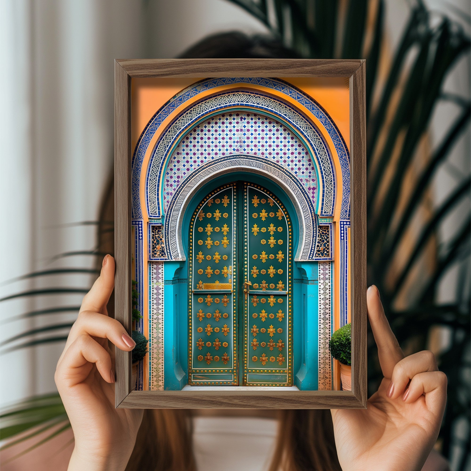 Quadro Decorativo MDF Emoldurado GE121-L Multicolor 35x47cm - Impressão UV em Madeira de Pinho