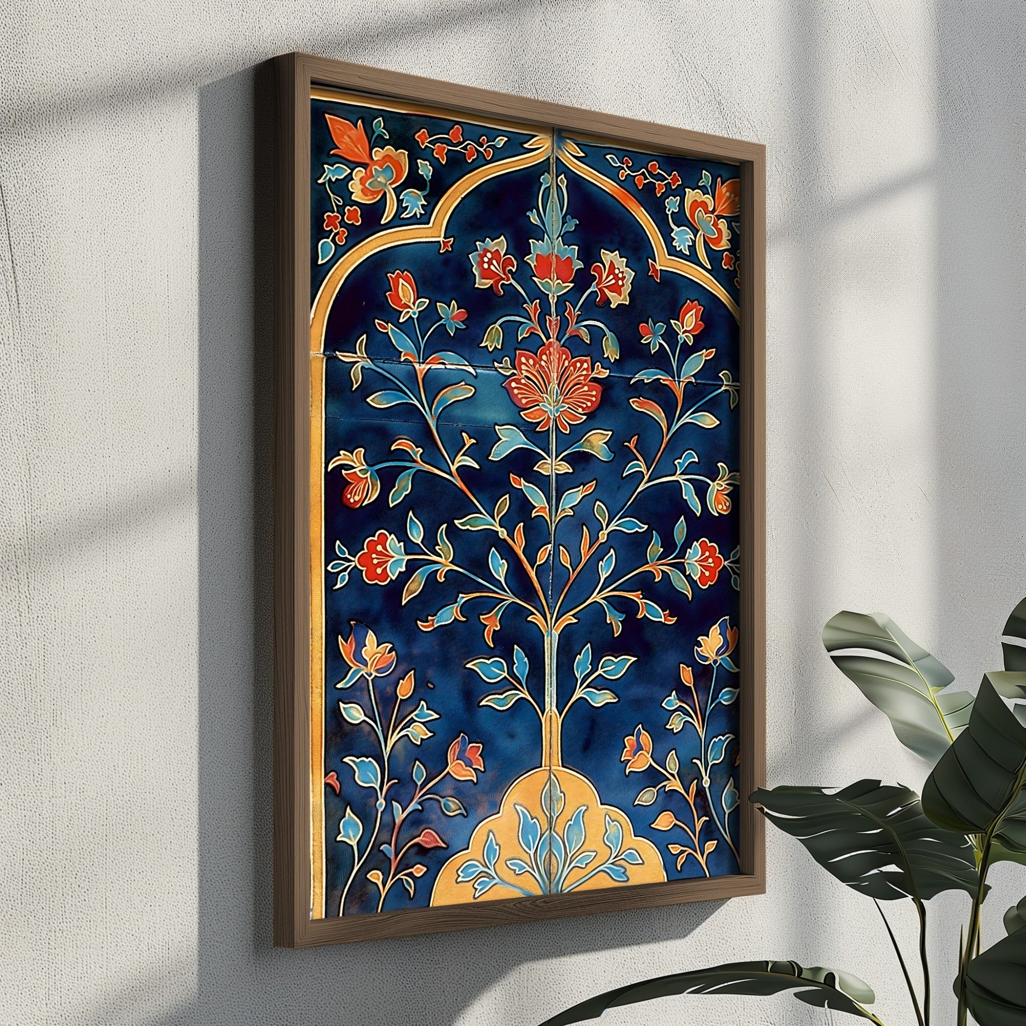 Quadro Decorativo MDF Emoldurado Multicolor GE123-L - Impressão UV em Madeira de Pinho 35x47cm