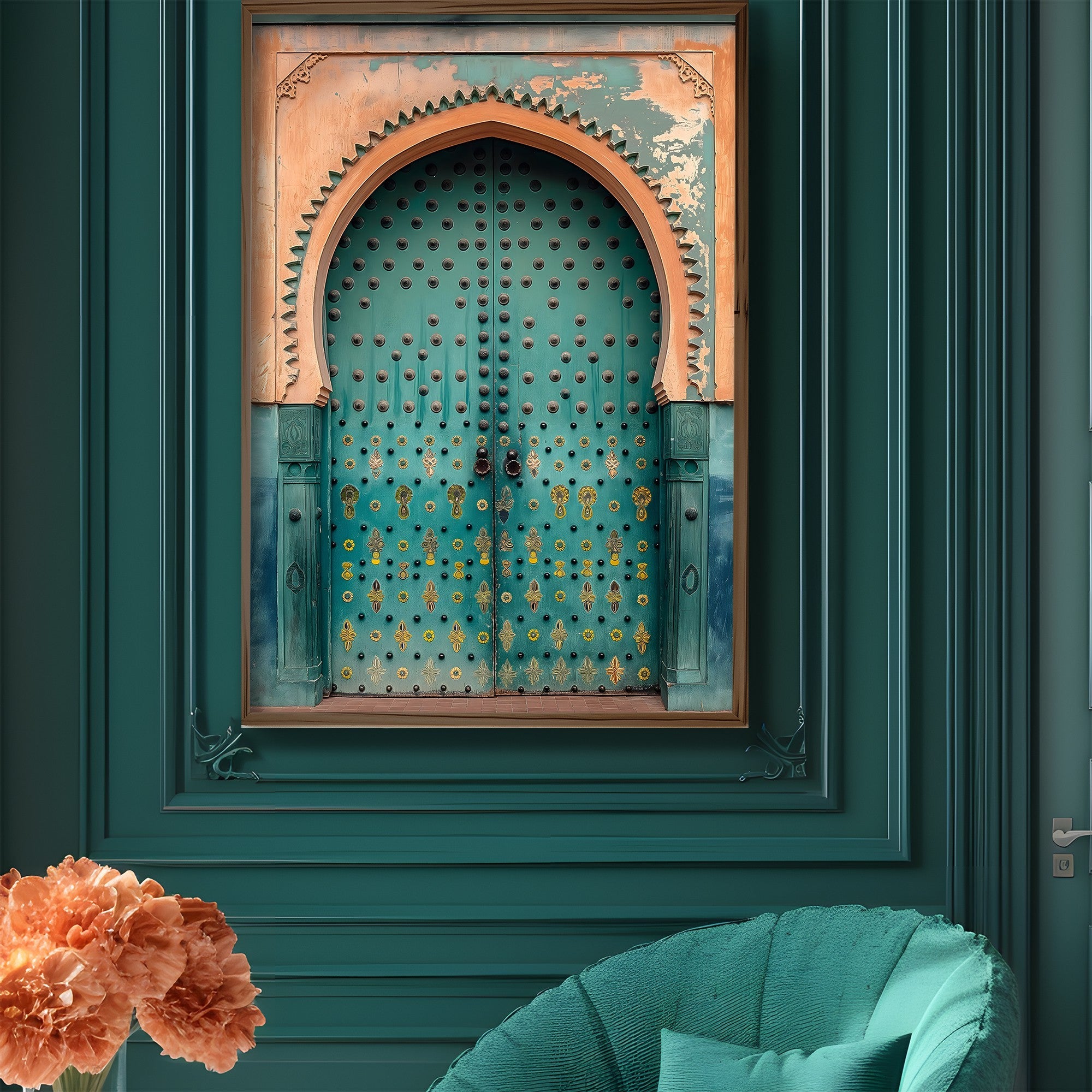 Quadro Decorativo MDF Emoldurado GE125-L Multicolor 35x47cm - Impressão UV em Madeira de Pinho