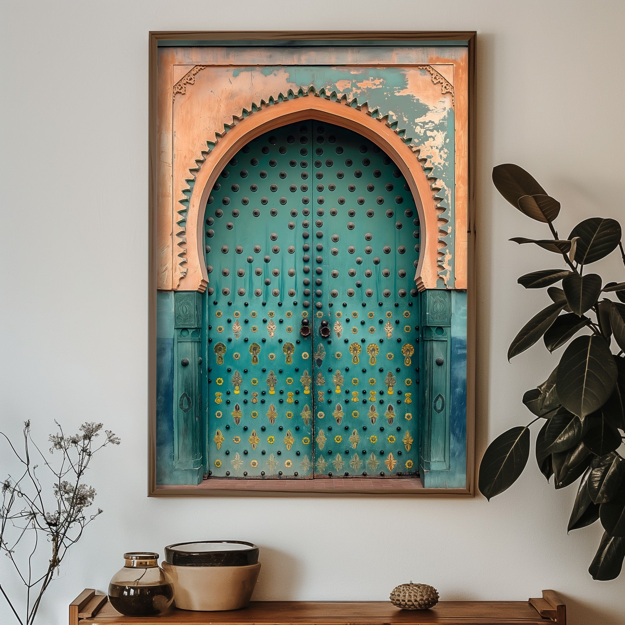 Quadro Decorativo MDF Emoldurado GE125-L Multicolor 35x47cm - Impressão UV em Madeira de Pinho