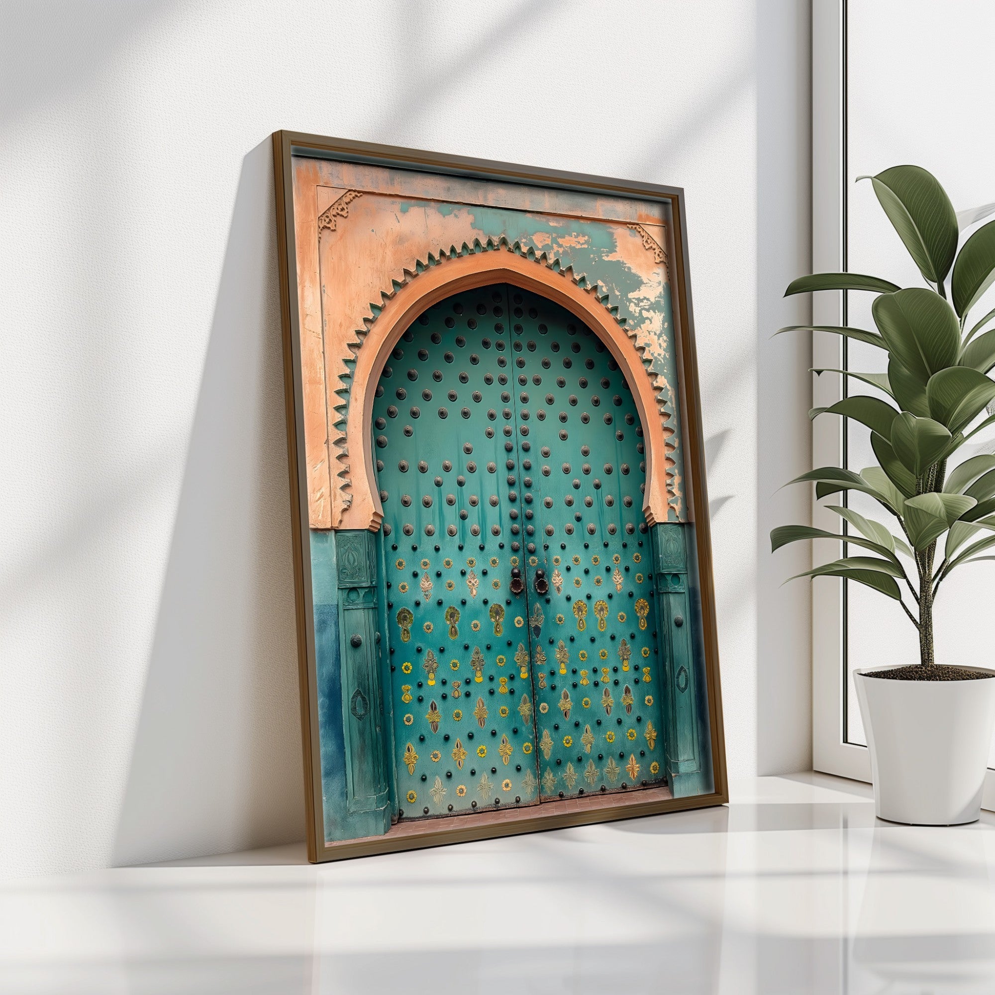 Quadro Decorativo MDF Emoldurado GE125-L Multicolor 35x47cm - Impressão UV em Madeira de Pinho