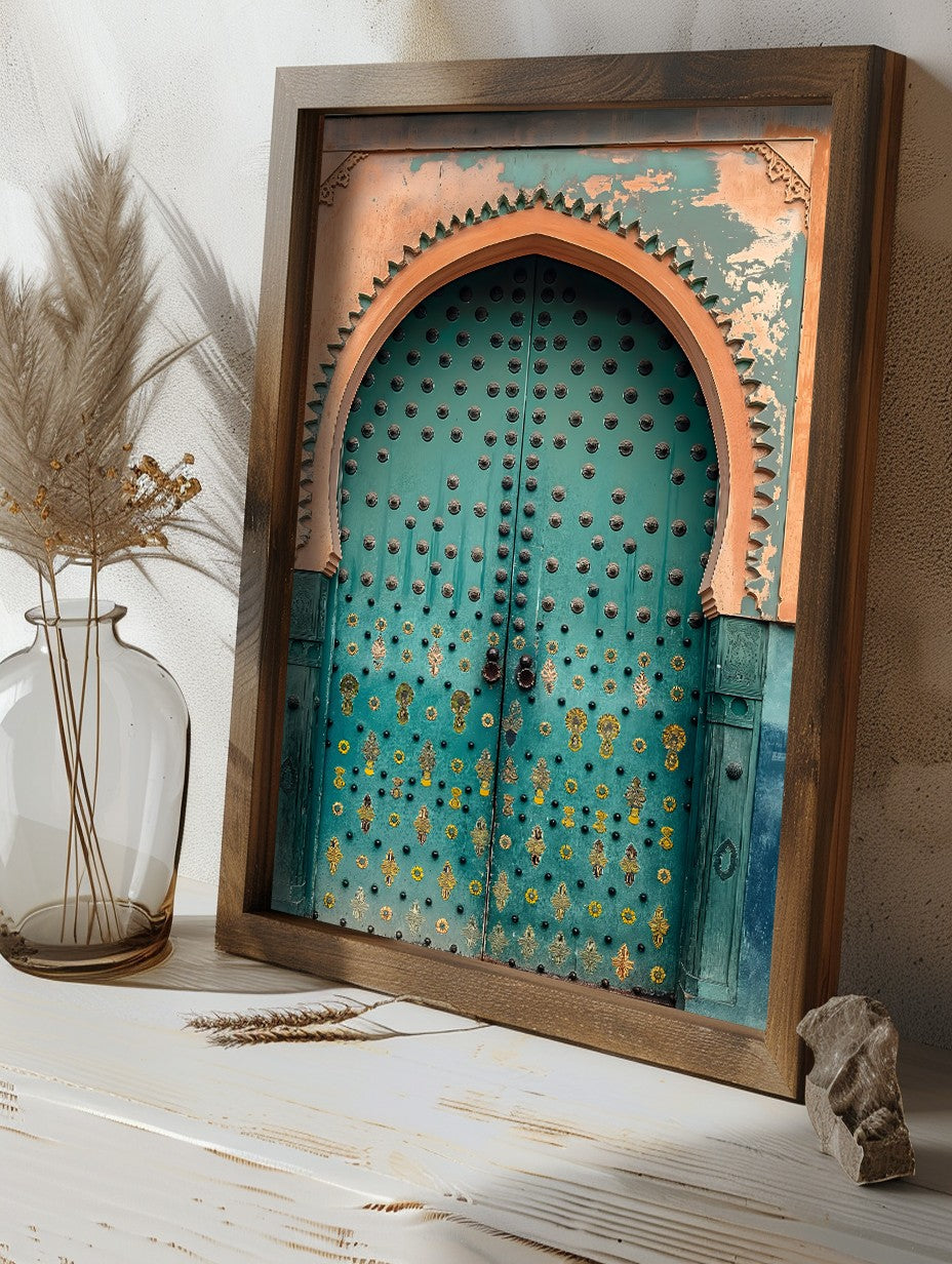 Quadro Decorativo MDF Emoldurado GE125-L Multicolor 35x47cm - Impressão UV em Madeira de Pinho