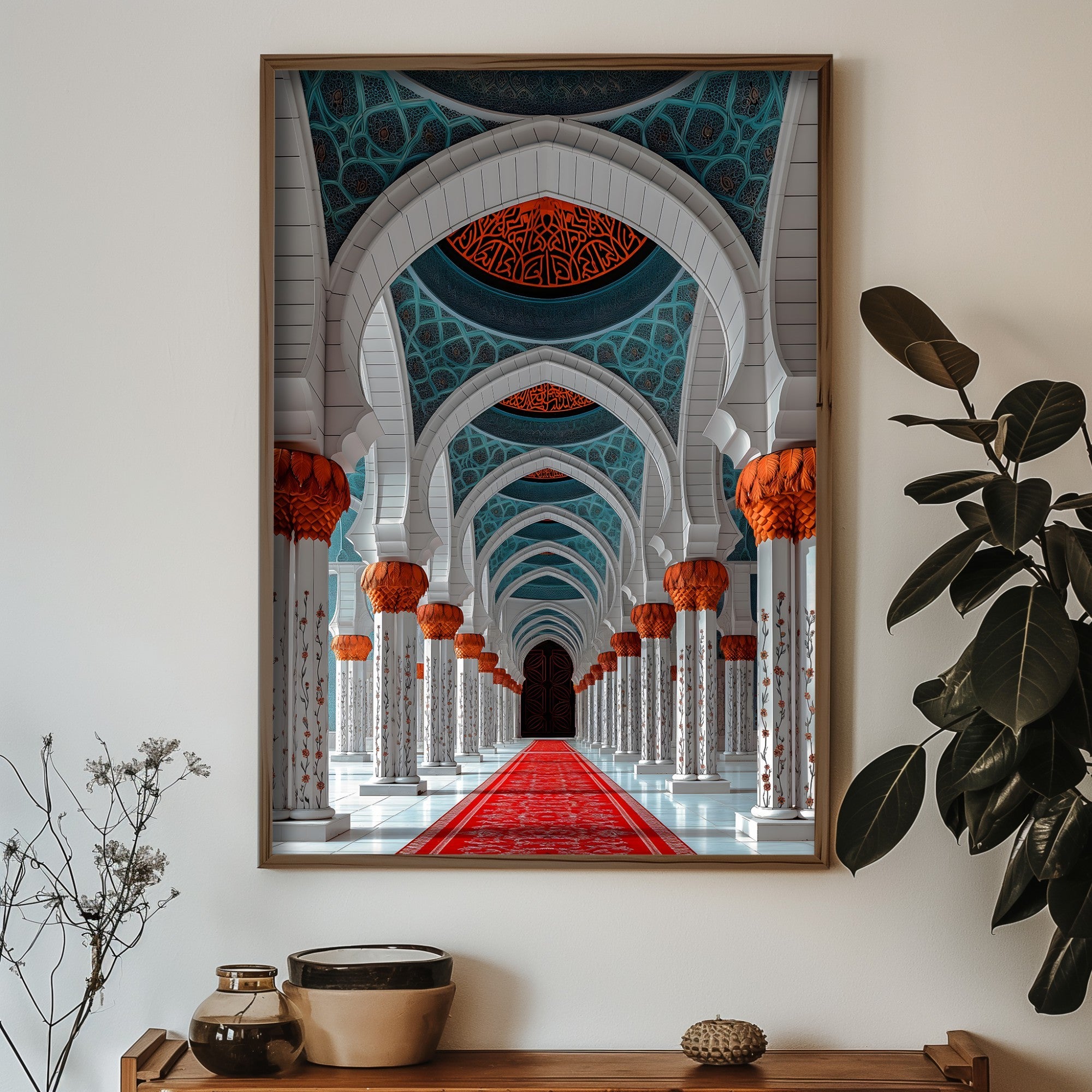 Quadro Decorativo MDF Emoldurado GE126-L Multicolor 35x47cm - Impressão UV em Madeira de Pinho