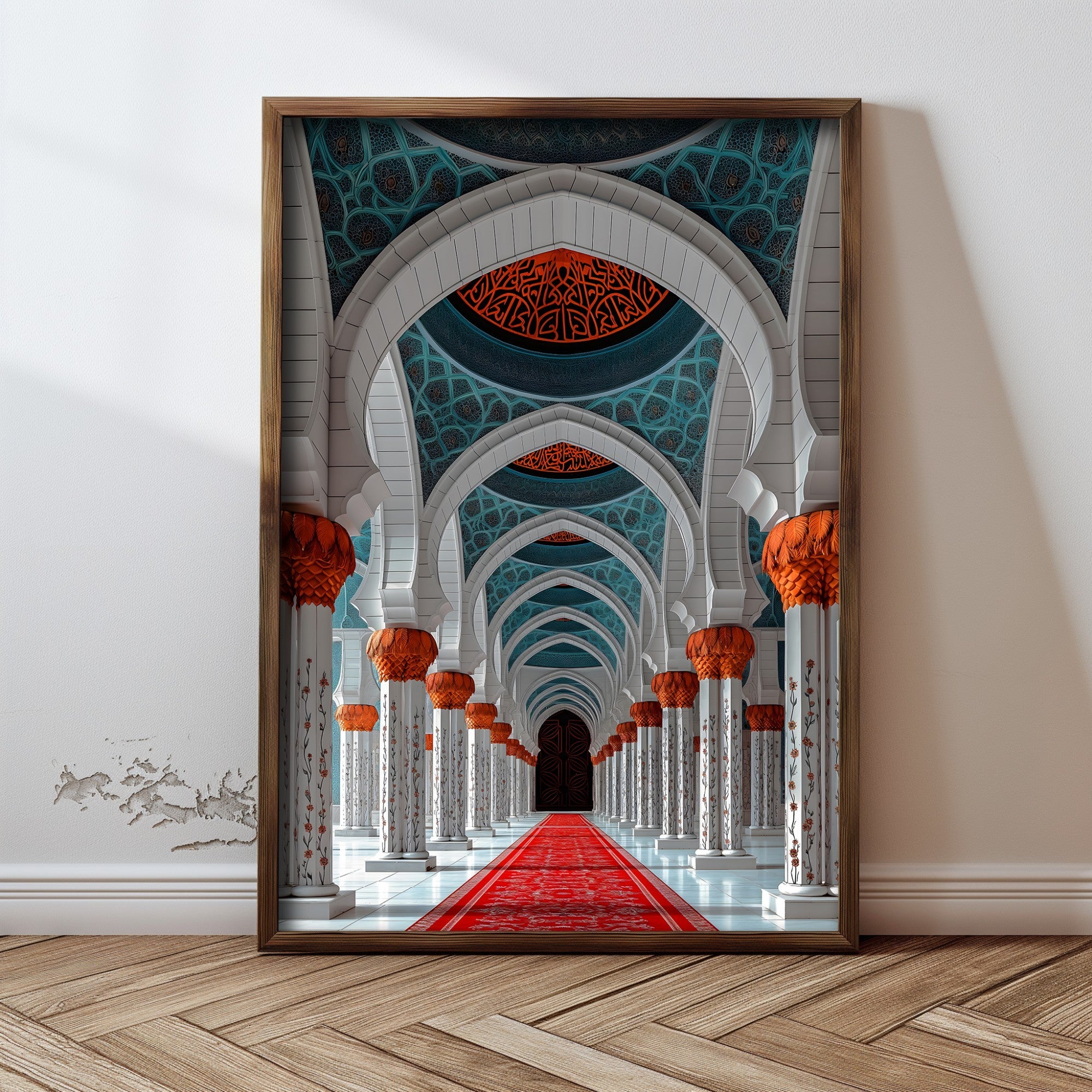 Quadro Decorativo MDF Emoldurado GE126-L Multicolor 35x47cm - Impressão UV em Madeira de Pinho