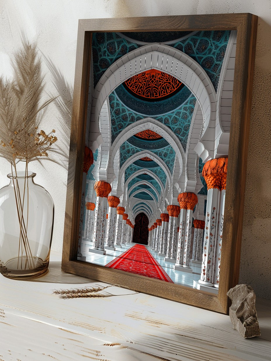 Quadro Decorativo MDF Emoldurado GE126-L Multicolor 35x47cm - Impressão UV em Madeira de Pinho