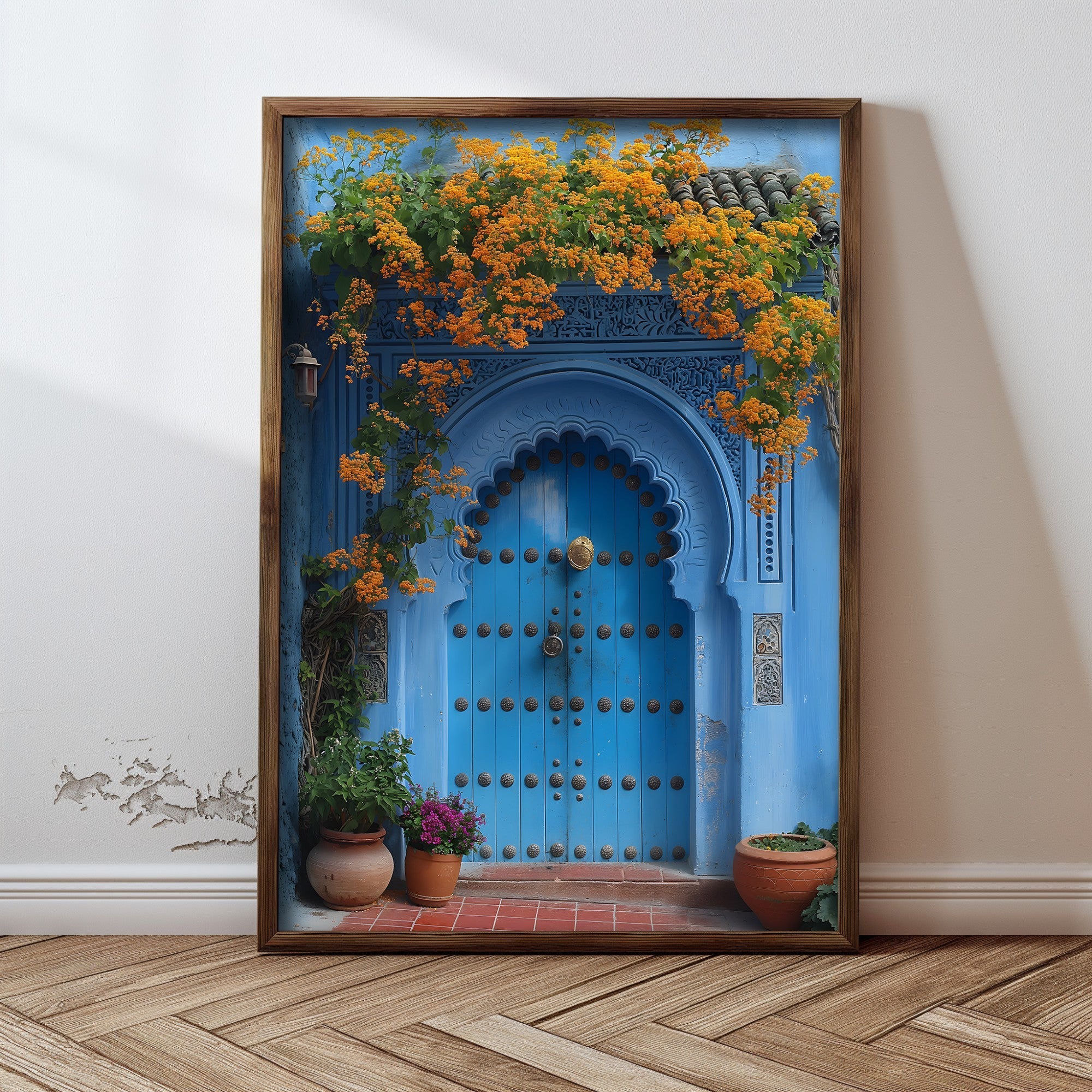 Quadro Decorativo MDF Emoldurado Multicolor GE127-L - Impressão UV em Madeira de Pinho 35x47cm