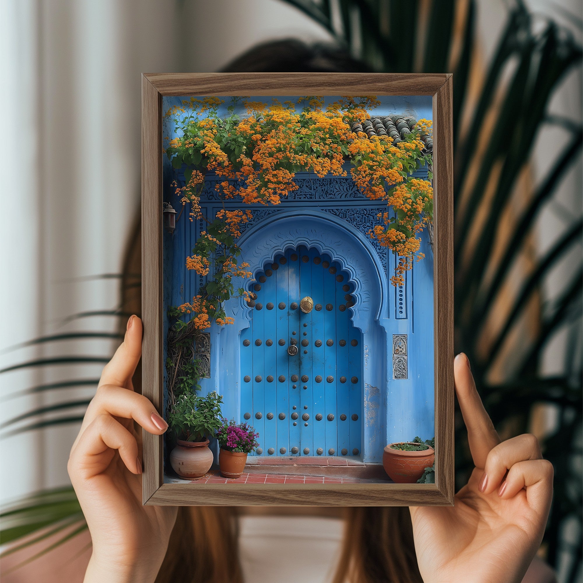 Quadro Decorativo MDF Emoldurado Multicolor GE127-L - Impressão UV em Madeira de Pinho 35x47cm