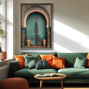 Quadro Decorativo MDF Emoldurado GE128-L Multicolor 35x47cm - Impressão UV em Madeira de Pinho