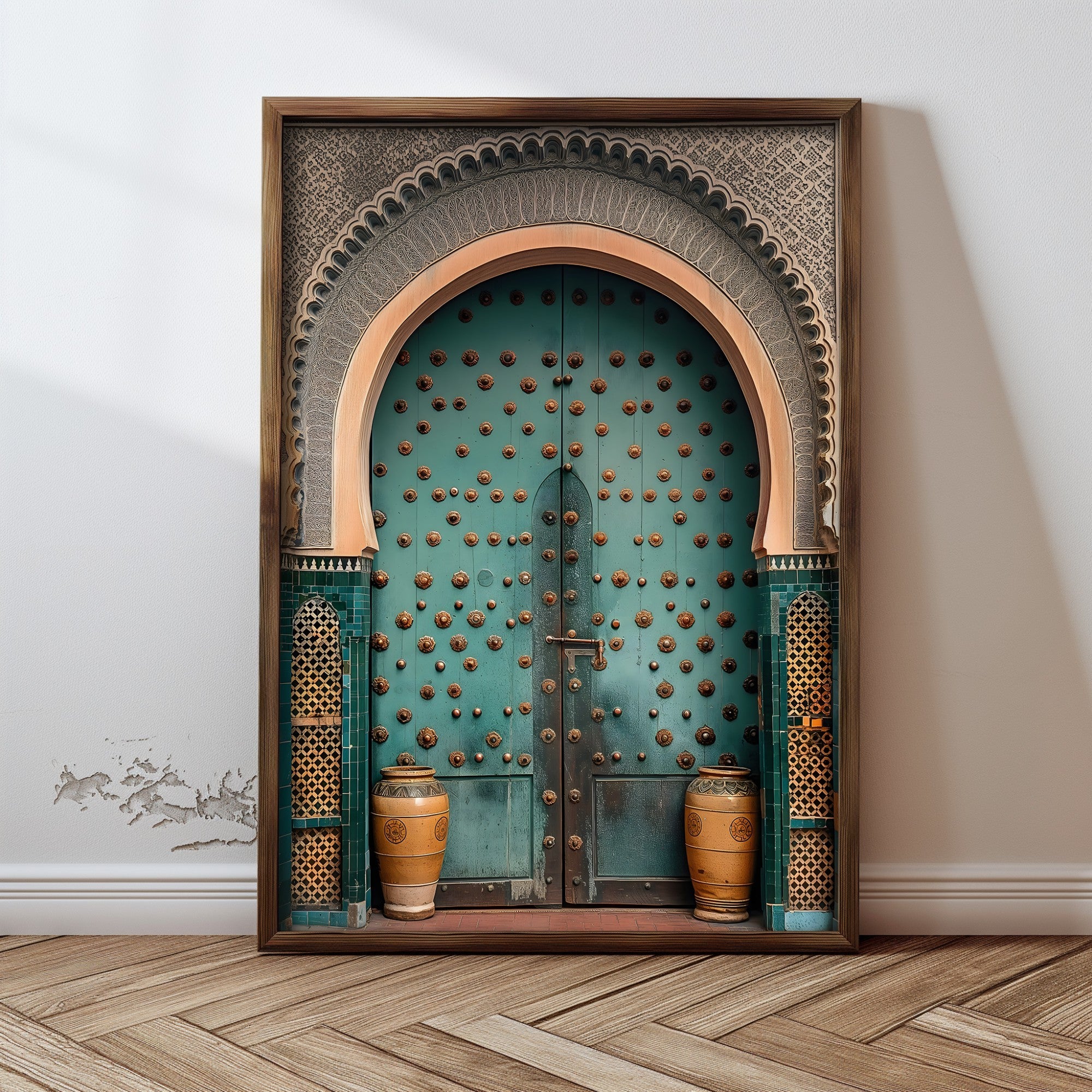 Quadro Decorativo MDF Emoldurado GE128-L Multicolor 35x47cm - Impressão UV em Madeira de Pinho