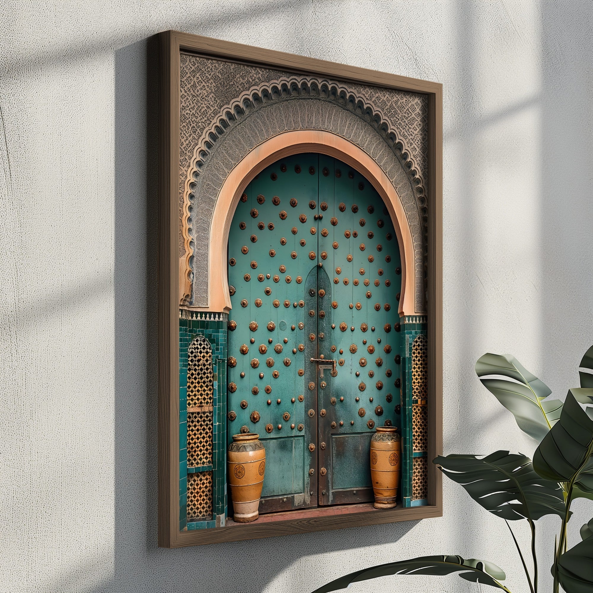 Quadro Decorativo MDF Emoldurado GE128-L Multicolor 35x47cm - Impressão UV em Madeira de Pinho