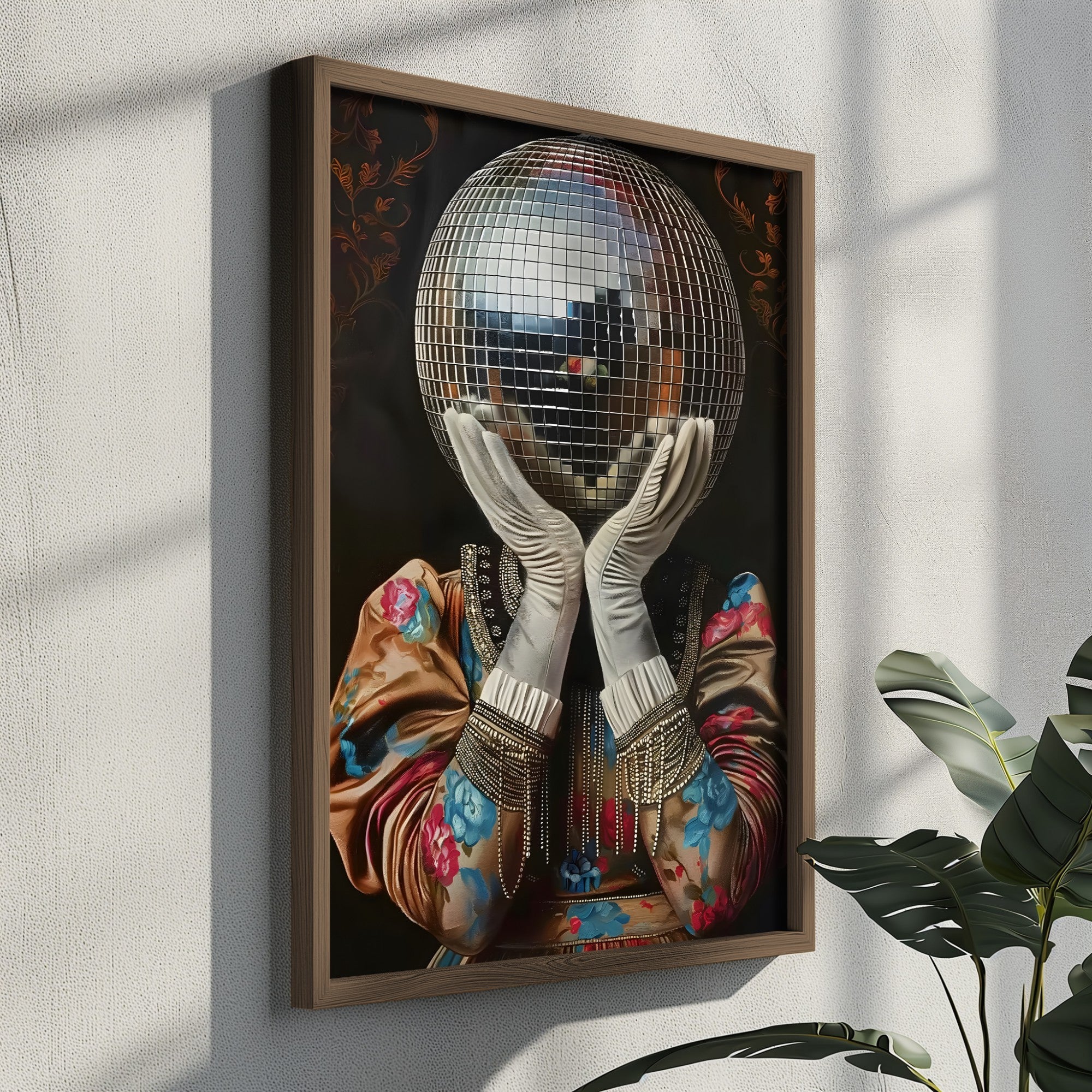 Quadro Decorativo MDF Emoldurado Multicolor GE129-L - Impressão UV em Madeira de Pinho 35x47cm